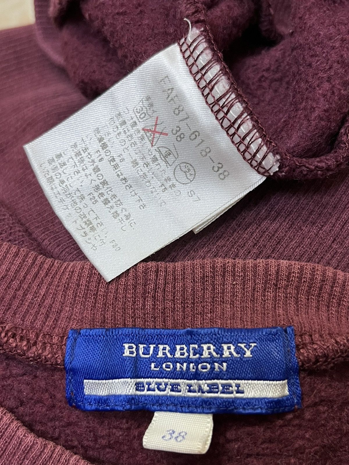 Burberry BURBERRY BLUE LABEL EMBROIDERED LOGO SWEATSHIRT Size S / US 4 / IT 40 - 9 Thumbnail