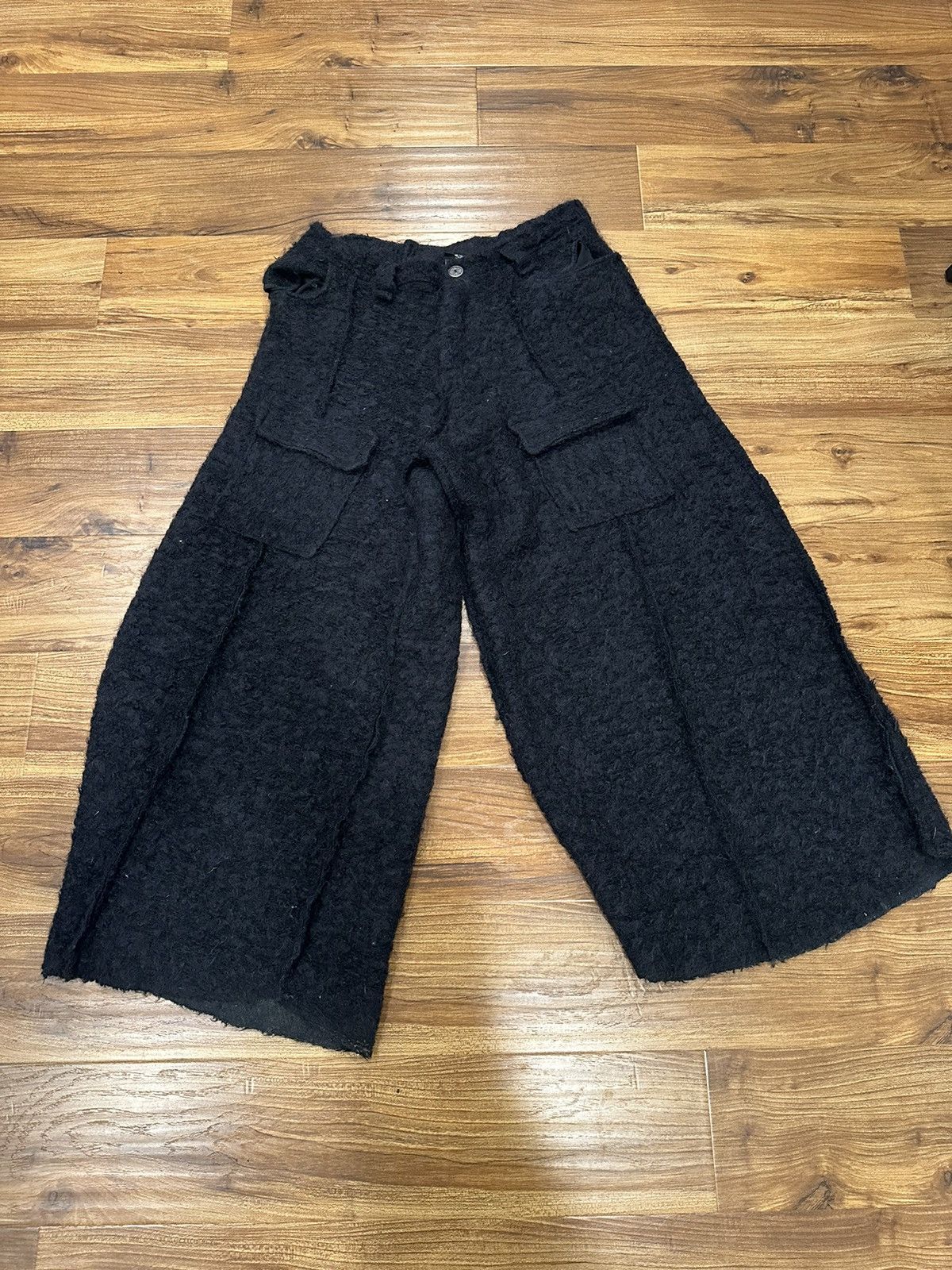 image of Archival Clothing Connor O’Driscoll Mohair Pants in Black, Men's (Size 33)