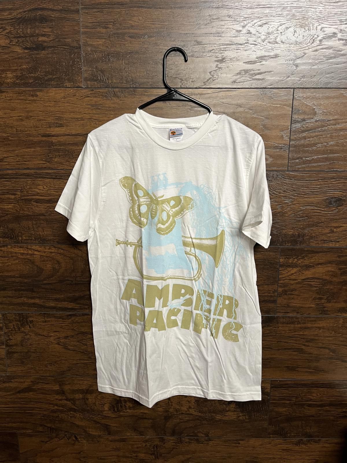 Amber Pacific Band T-shirt Butterfly Trumpet Shirt- XL