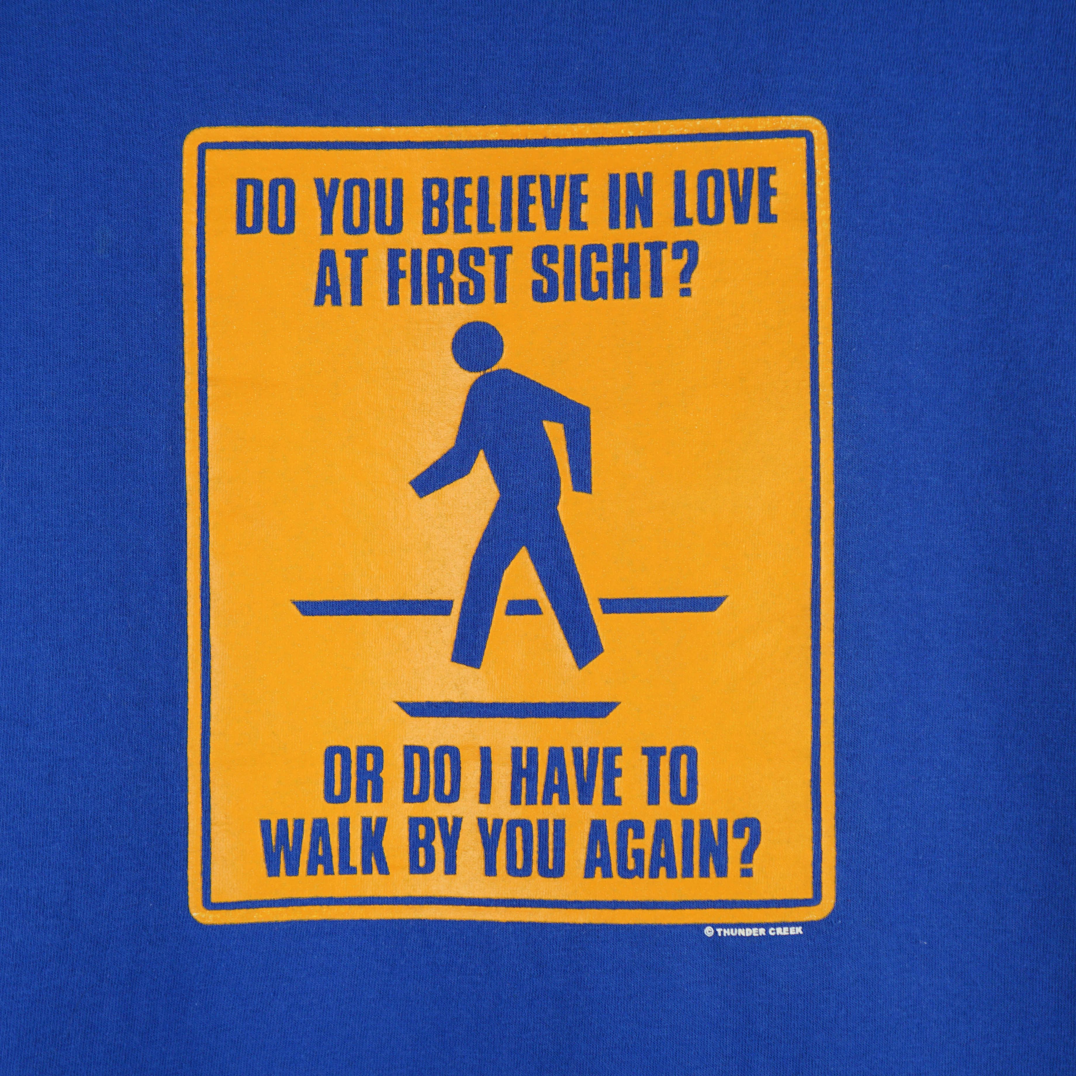 Vintage Vintage 1990s Do You Believe In Love T-Shirt Size US XL / EU 56 / 4 - 2 Thumbnail