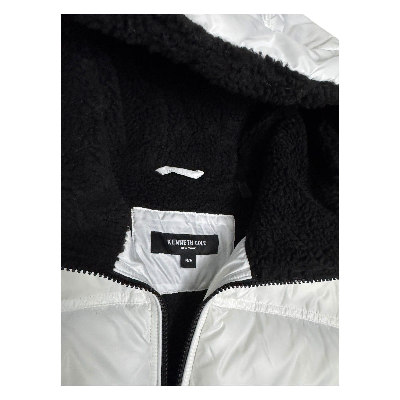 Kenneth Cole KENNETH COLE REACTION White Winter Puffer Parka Coat Medium Size M / US 6-8 / IT 42-44 - 5 Thumbnail