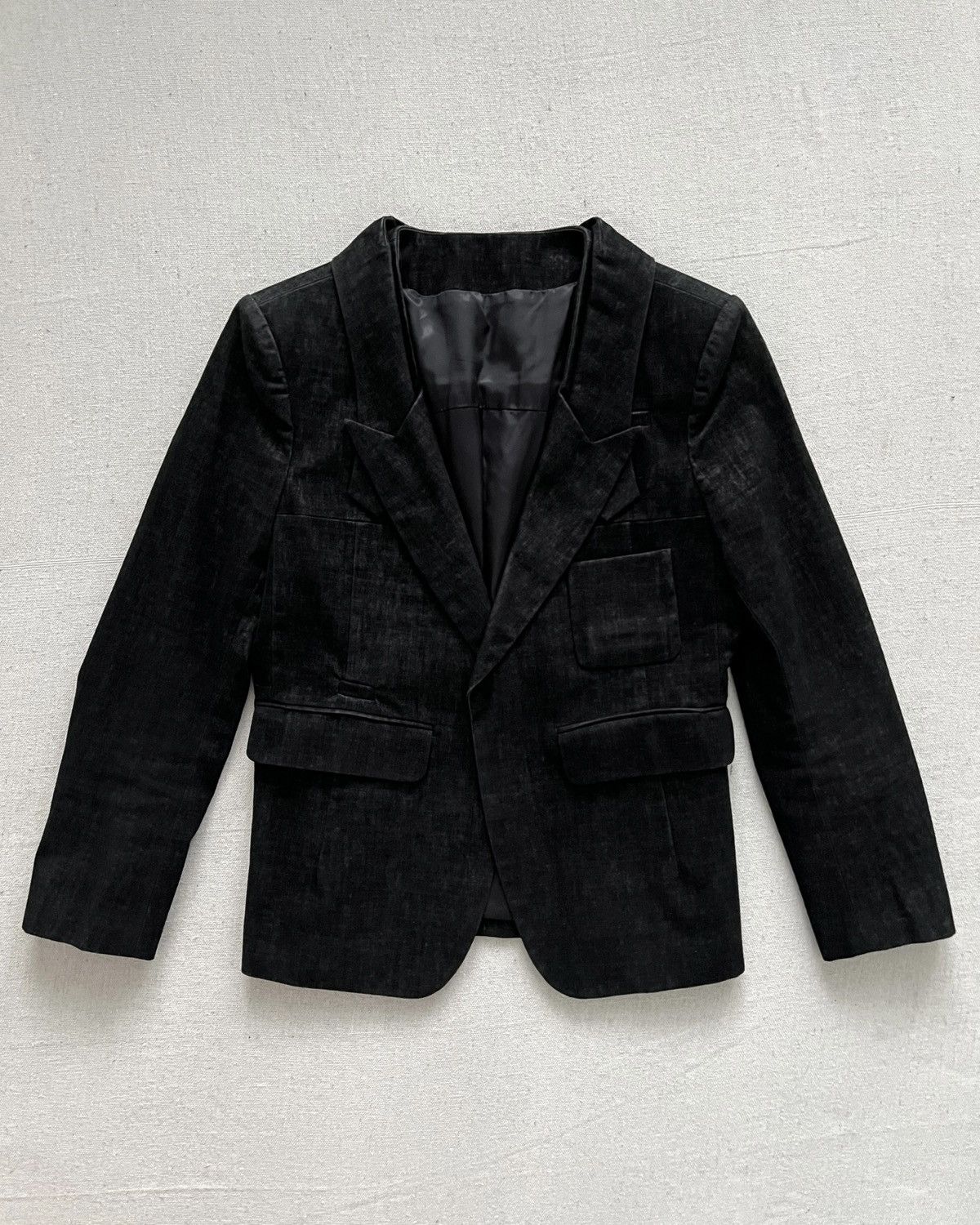 Undercover Undercover FW08 Runway Brushed Velvet Crop Blazer Size S / US 4 / IT 40 - 6 Thumbnail