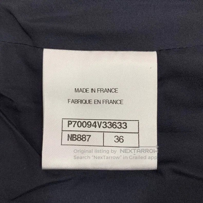 Chanel Chanel Dark blue logo logo cotton casual knitted five-poin Size 24" / US 00 / IT 34 - 7 Thumbnail