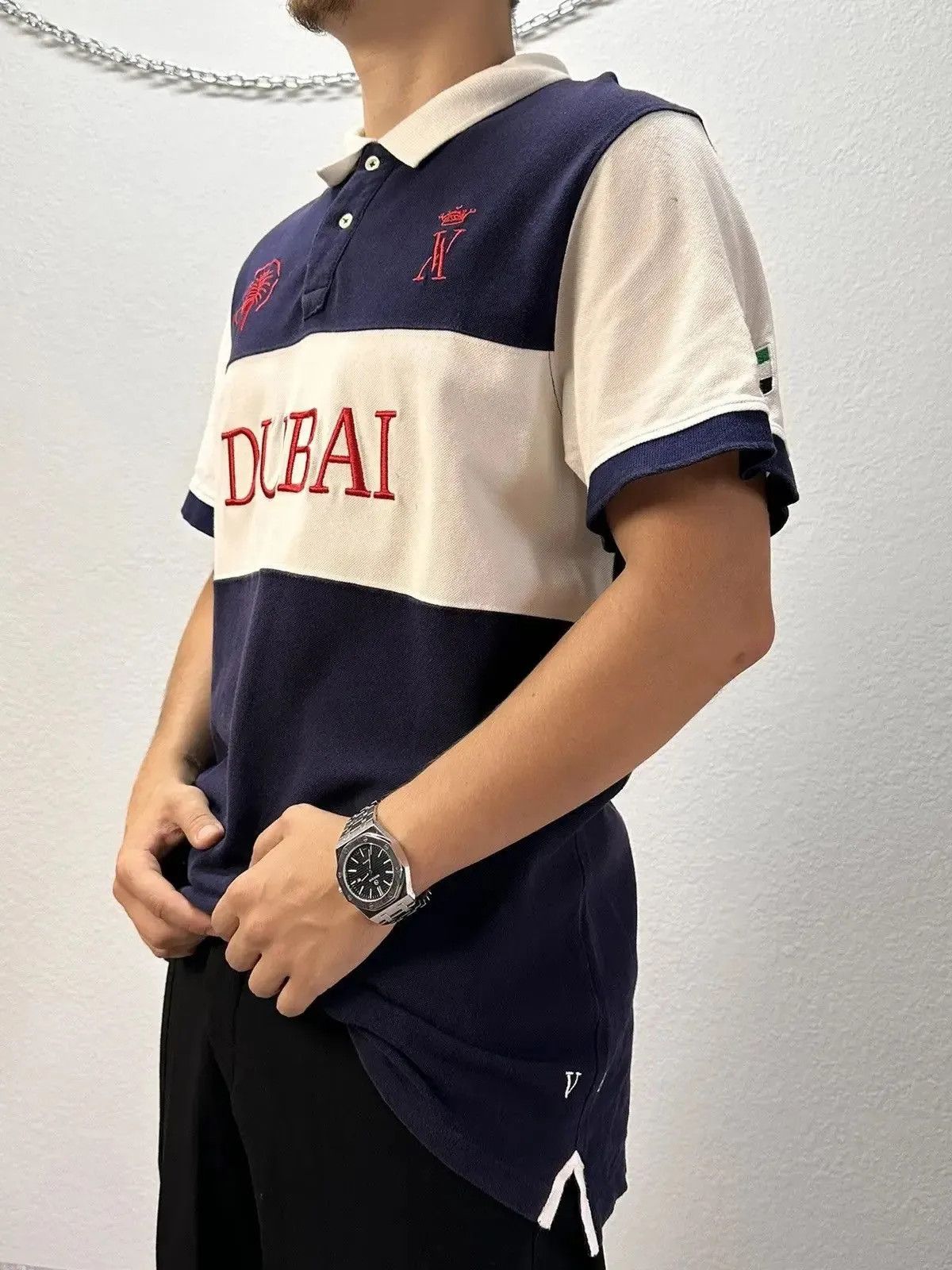 Polo Ralph Lauren Vintage Y2K T-shirt Dubai Polo Ralph Lauren drip Size US M / EU 48-50 / 2 - 8 Thumbnail