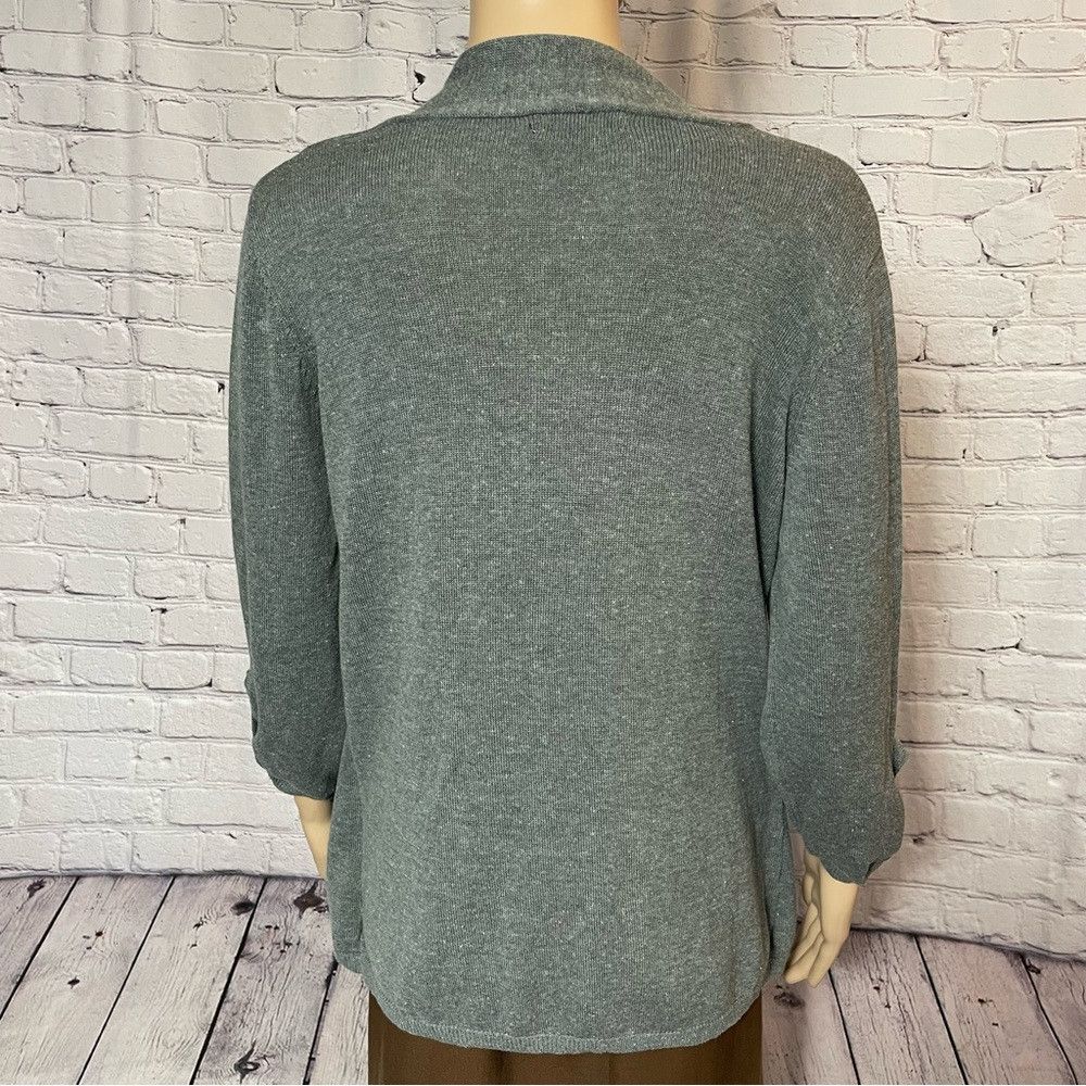 Other Elementz Grey Cardigan With Attached Tank Top Size M Size M / US 6-8 / IT 42-44 - 6 Thumbnail