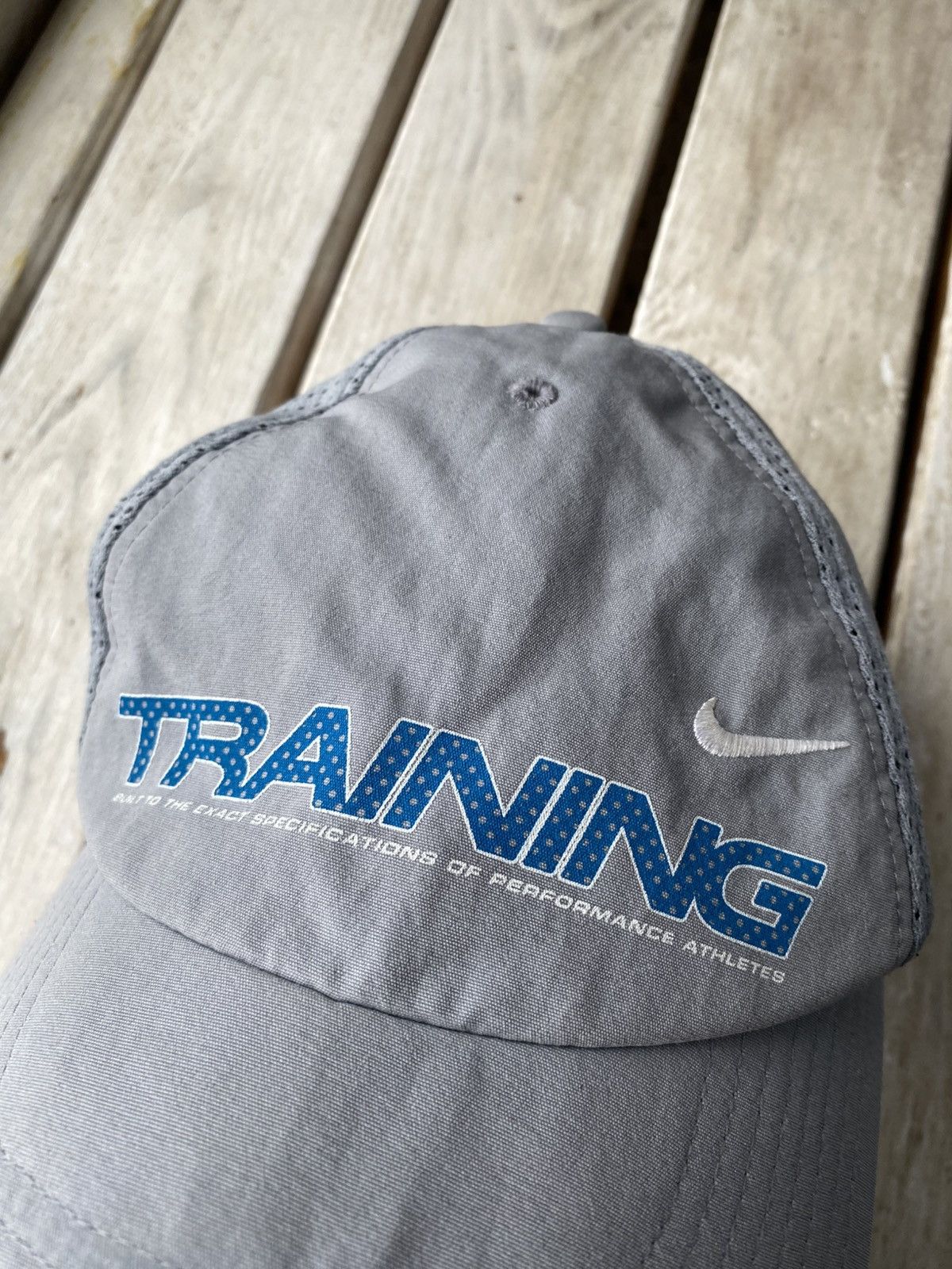 Nike × Vintage Vintage 00s Y2K Nike TN Drill Nylon Cap hat Size ONE SIZE - 3 Thumbnail