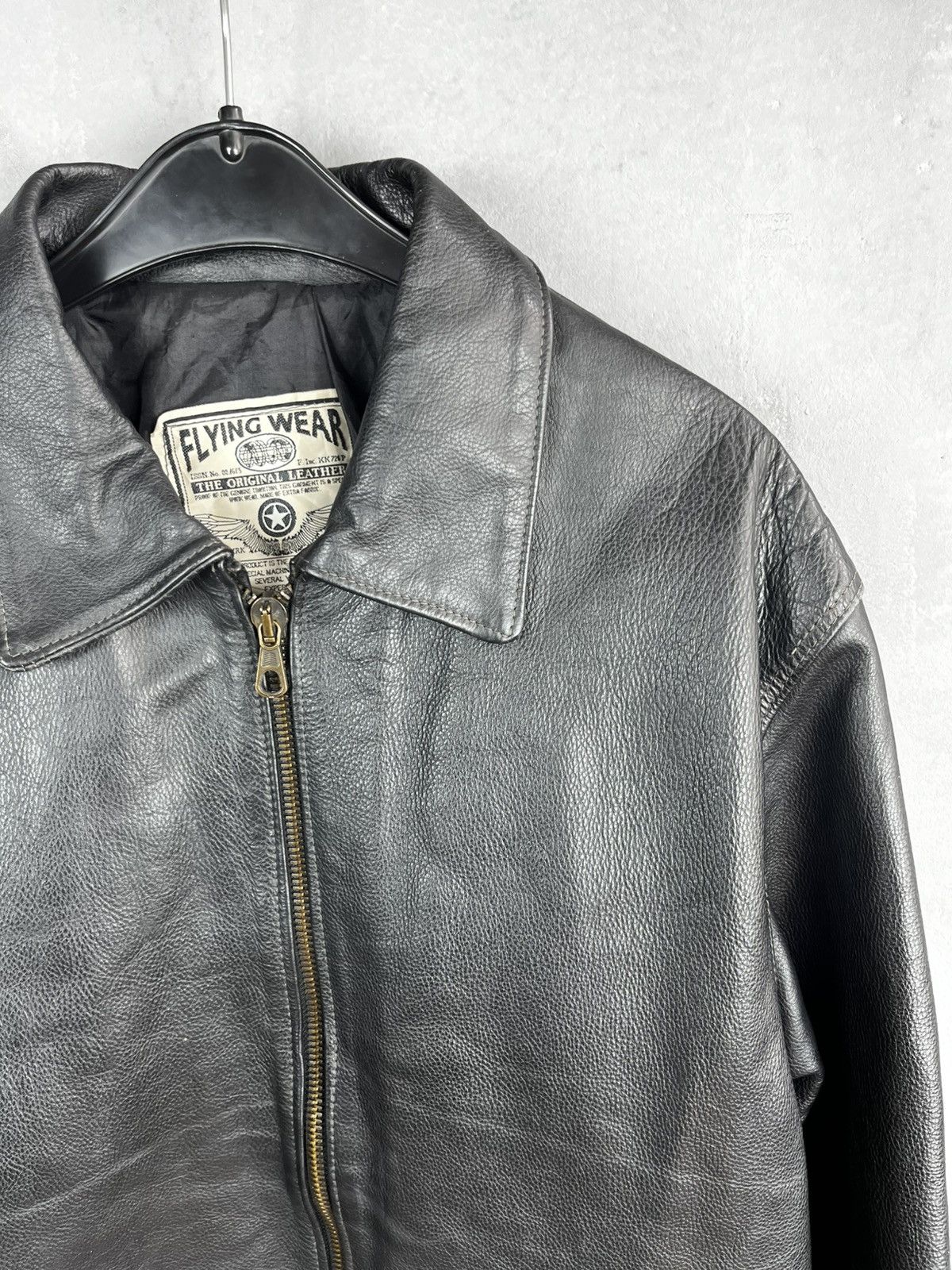 Leather Flying wear leather jacket vintage 90s Size US M / EU 48-50 / 2 - 7 Thumbnail