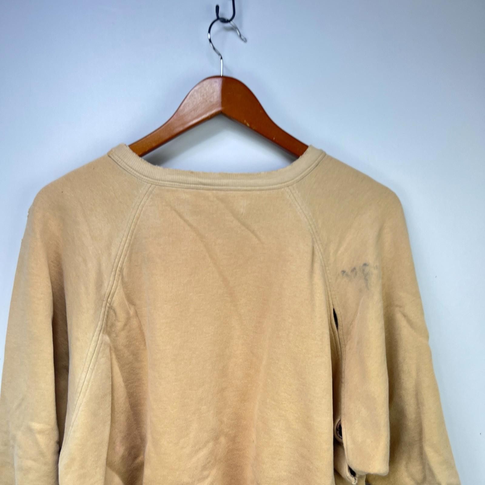 Vintage Vintage 80s Sun Faded Raglan Sweatshirt Medium Thrashed Size US M / EU 48-50 / 2 - 10 Thumbnail