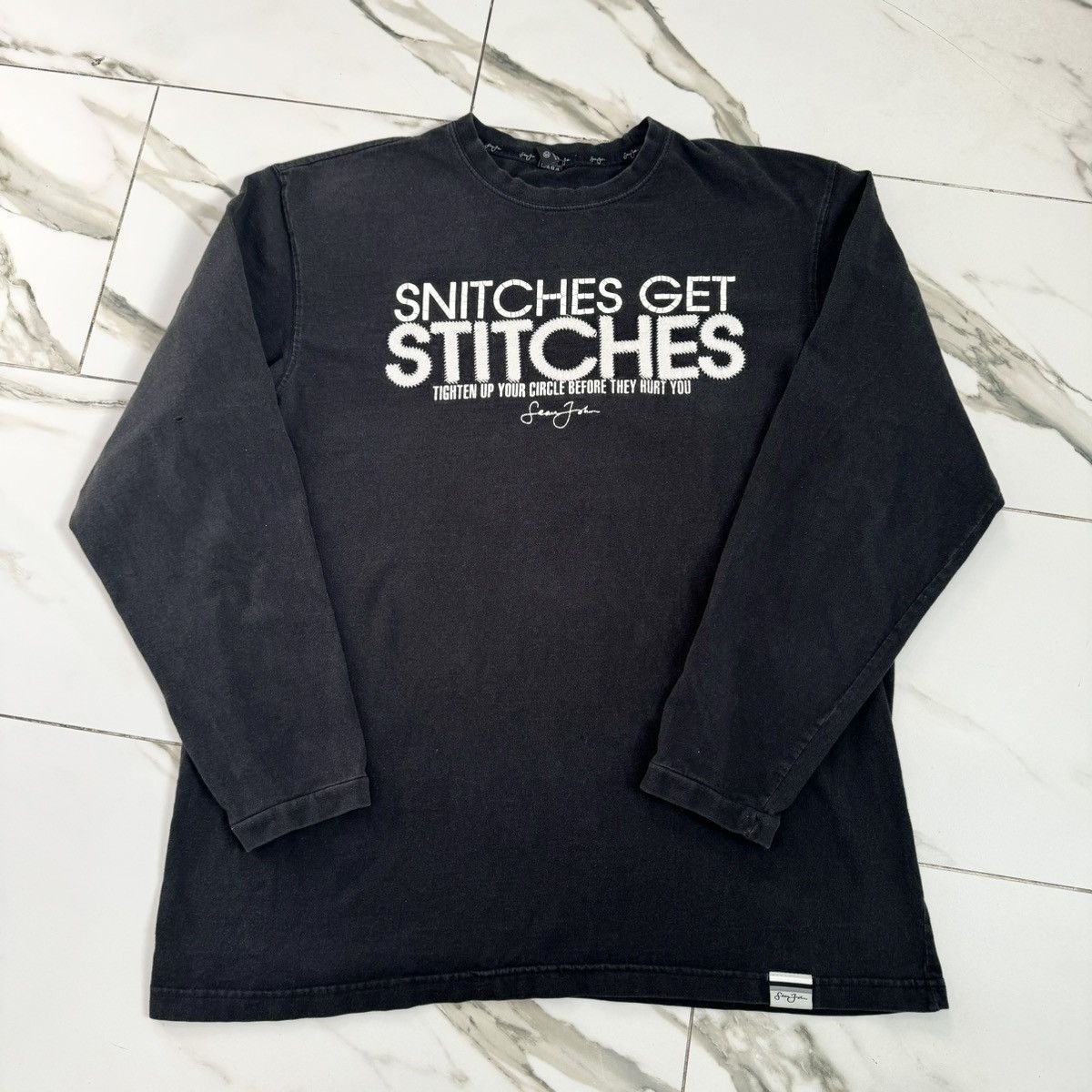 Other VINTAGE SEAN JOHN SNITCHES LONG SLEEVE! Size US XL / EU 56 / 4 - 1 Thumbnail