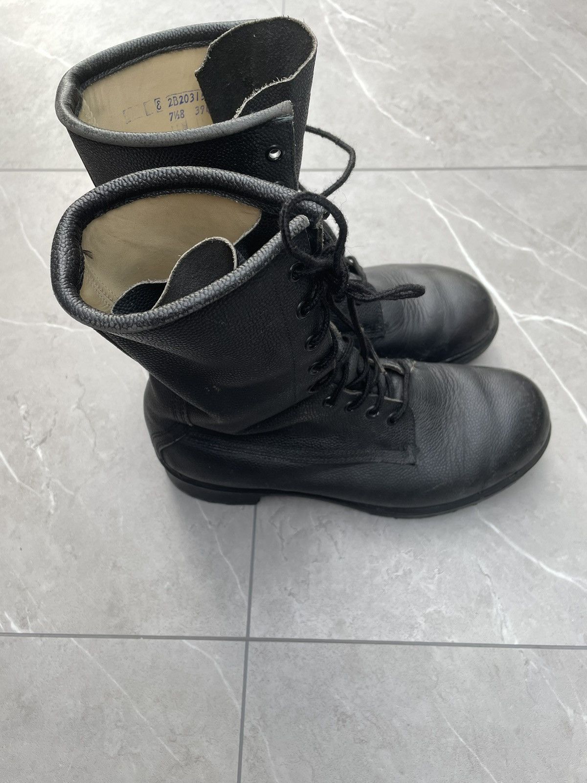 Vintage 80s Vintage Military Combat Boots Size US 9.5 / EU 42-43 - 7 Thumbnail