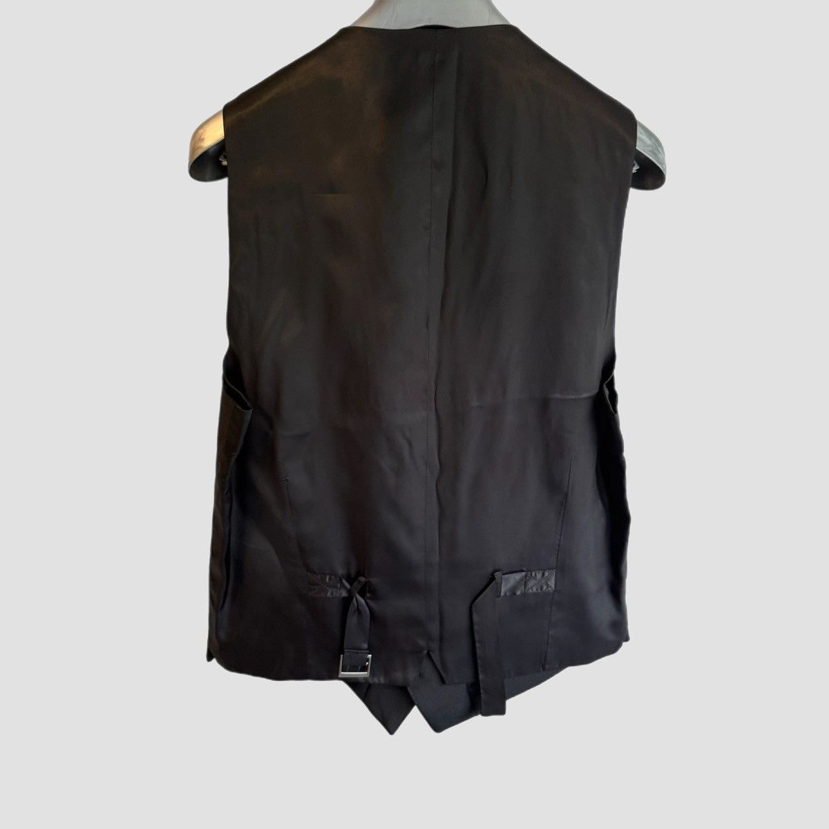 Dolce & Gabbana D&G Black Slim Fit Three Piece Suit Size 38S - 17 Thumbnail