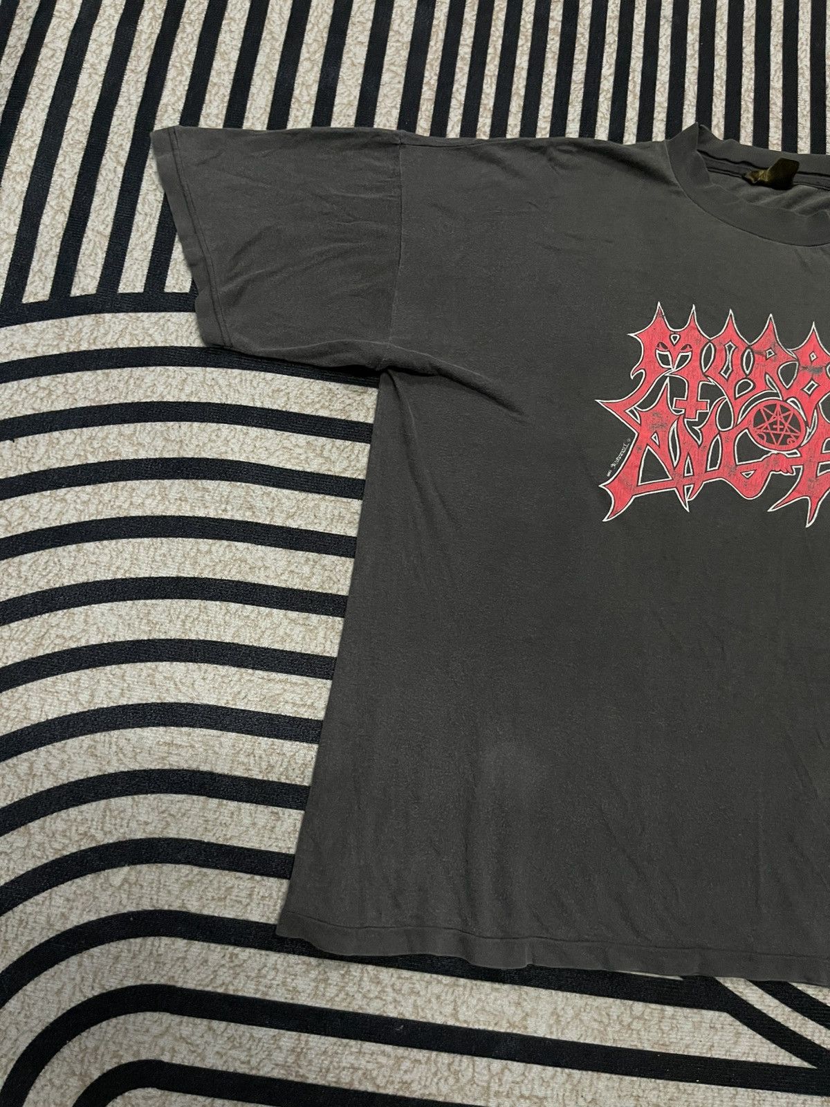 Band Tees VINTAGE 1990 MORBIT ANGEL CHAPEL OF GHOULS OVERALL FADED Size US XL / EU 56 / 4 - 4 Thumbnail