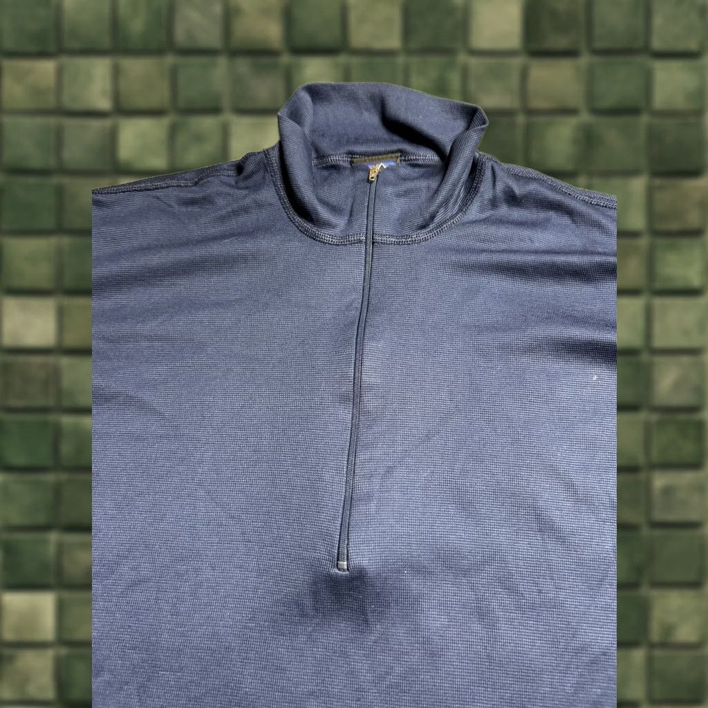 Patagonia Patagonia Capilene Shirt Men Medium Blue 1/4 Zip Base Layer Pullover Made In USA Size US M / EU 48-50 / 2 - 1 Thumbnail