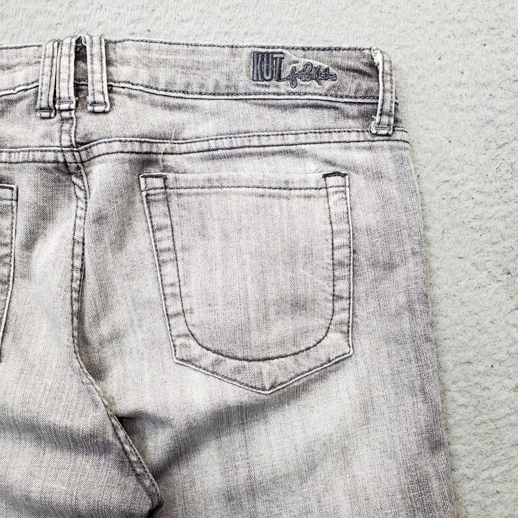 Vintage KUT from the Kloth Jeans Womens 12 Size Multi Denim Stretch Cotton Straight Leg Size 34" / US 12 / IT 48 - 8 Thumbnail