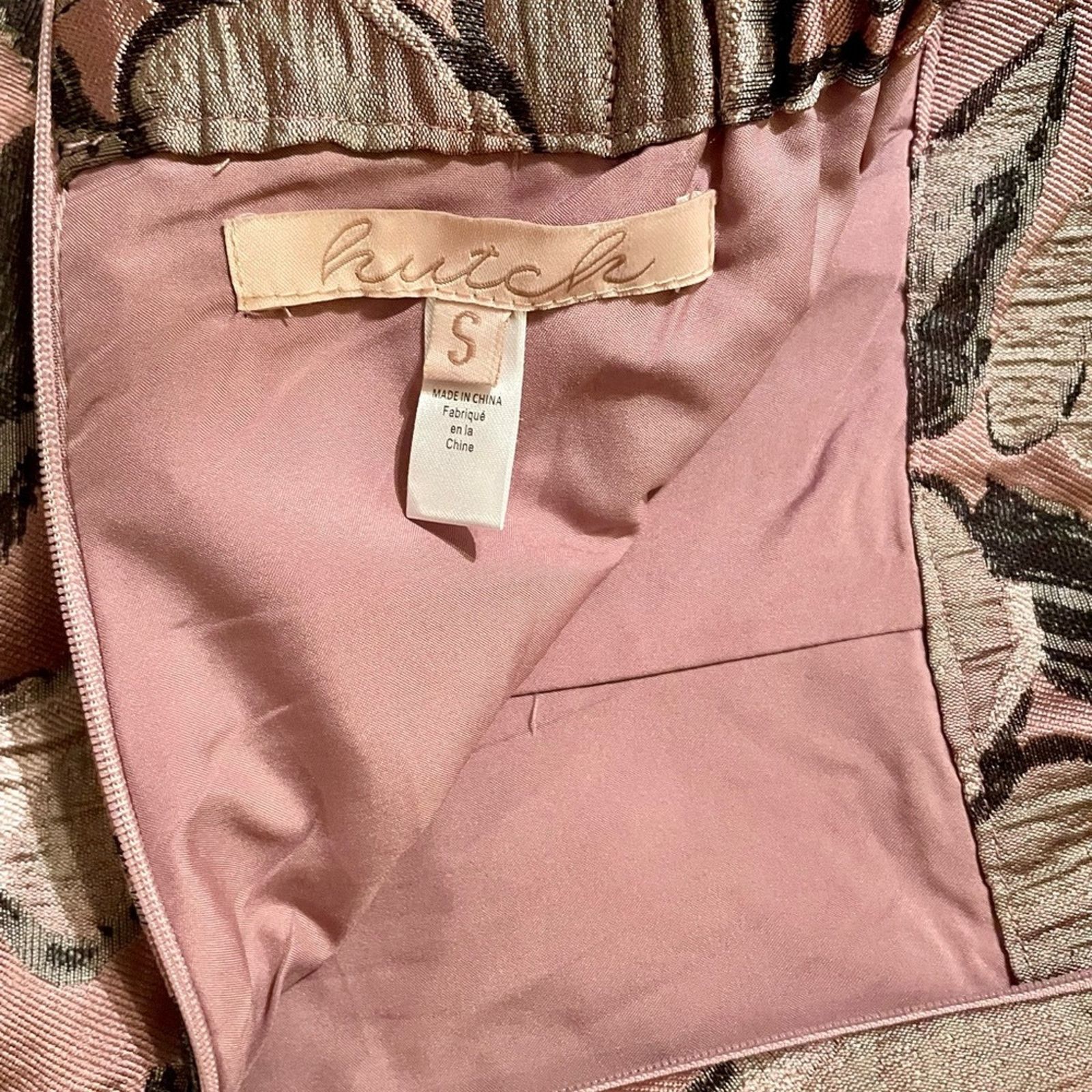 Hutch Hutch Pink and Brown Floral High Waist Shorts Size 27" / US 4 / IT 40 - 3 Thumbnail