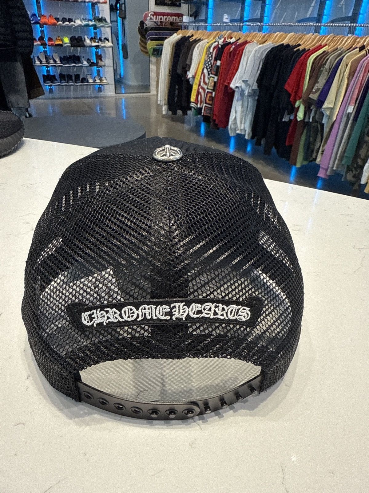 Chrome Hearts Chrome Hearts Leather Triple Cross Trucker Camo Size ONE SIZE - 2 Thumbnail