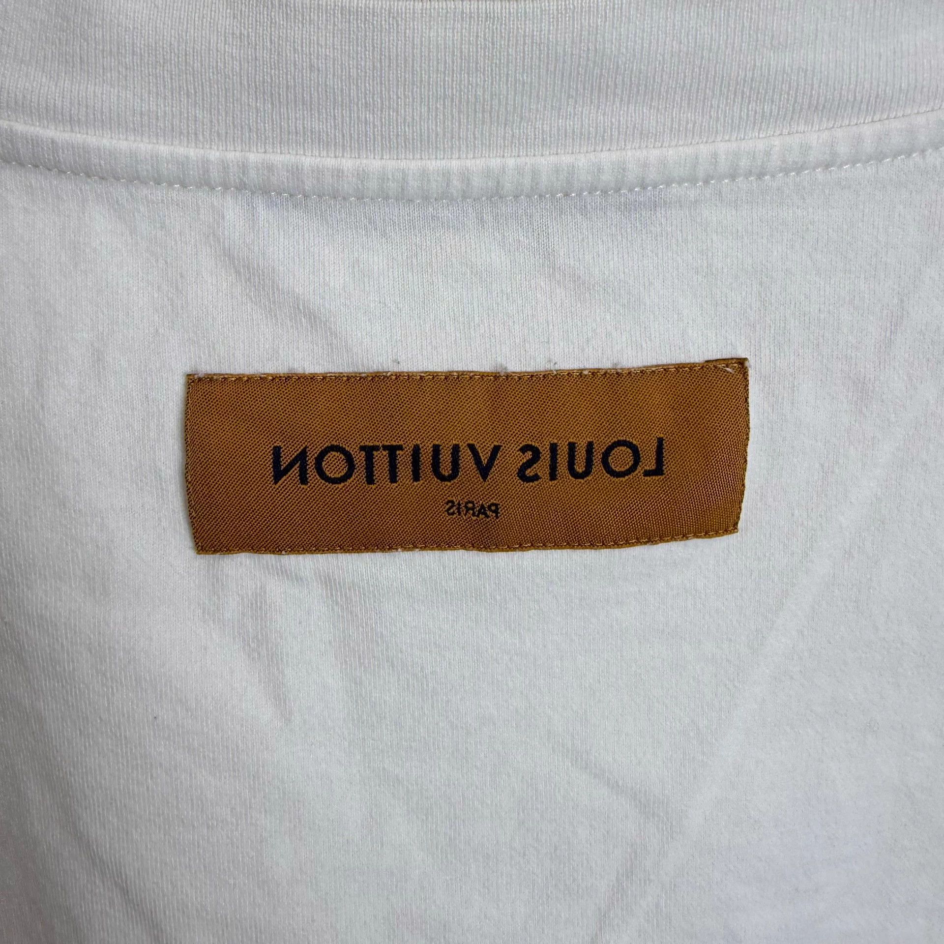 Louis Vuitton LV FW22 house print short-sleeve Tee men white 4L Size US XXL / EU 58 / 5 - 9 Thumbnail