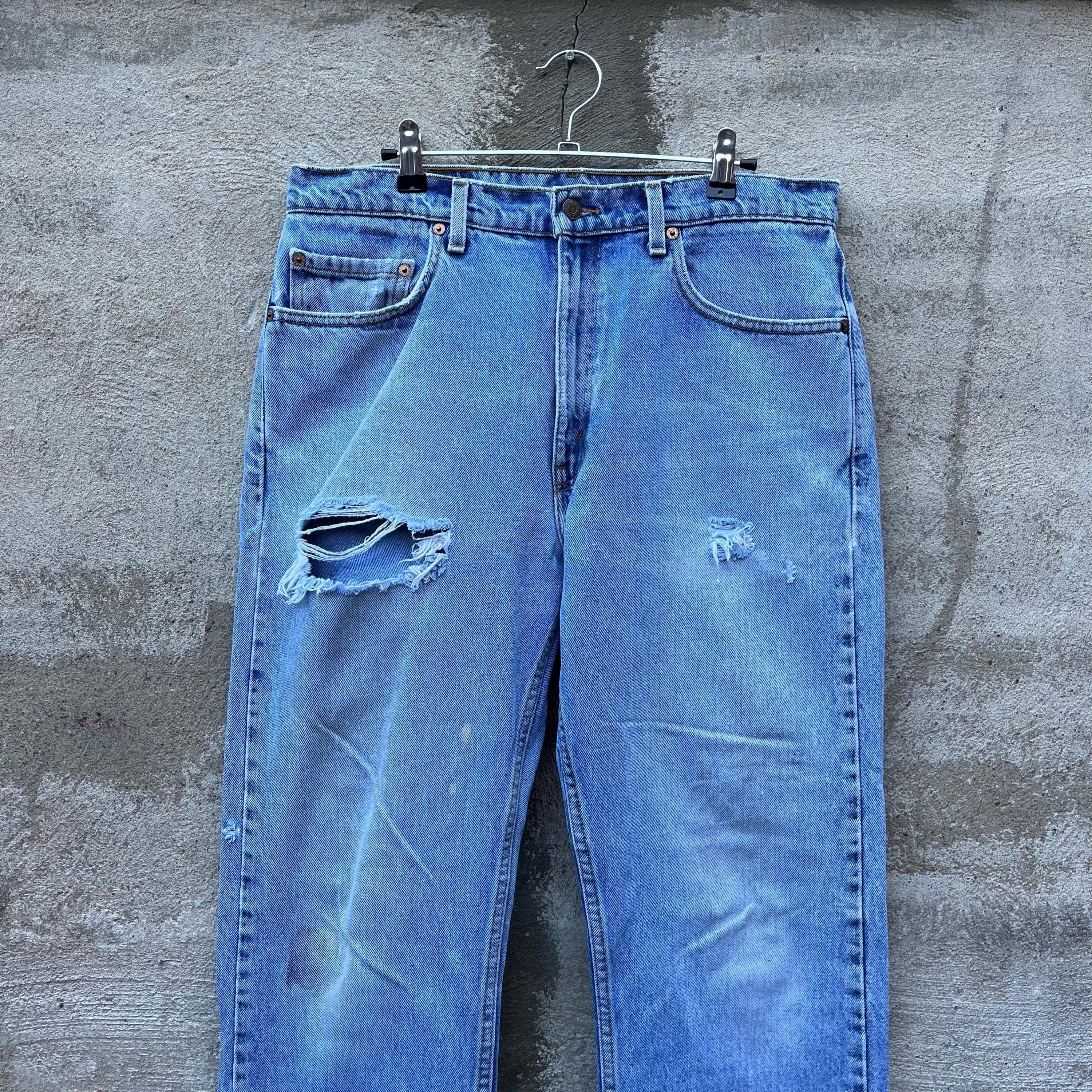 Levi's × Vintage 90's Levis 505 Denim Jeans Size US 34 / EU 50 - 6 Thumbnail