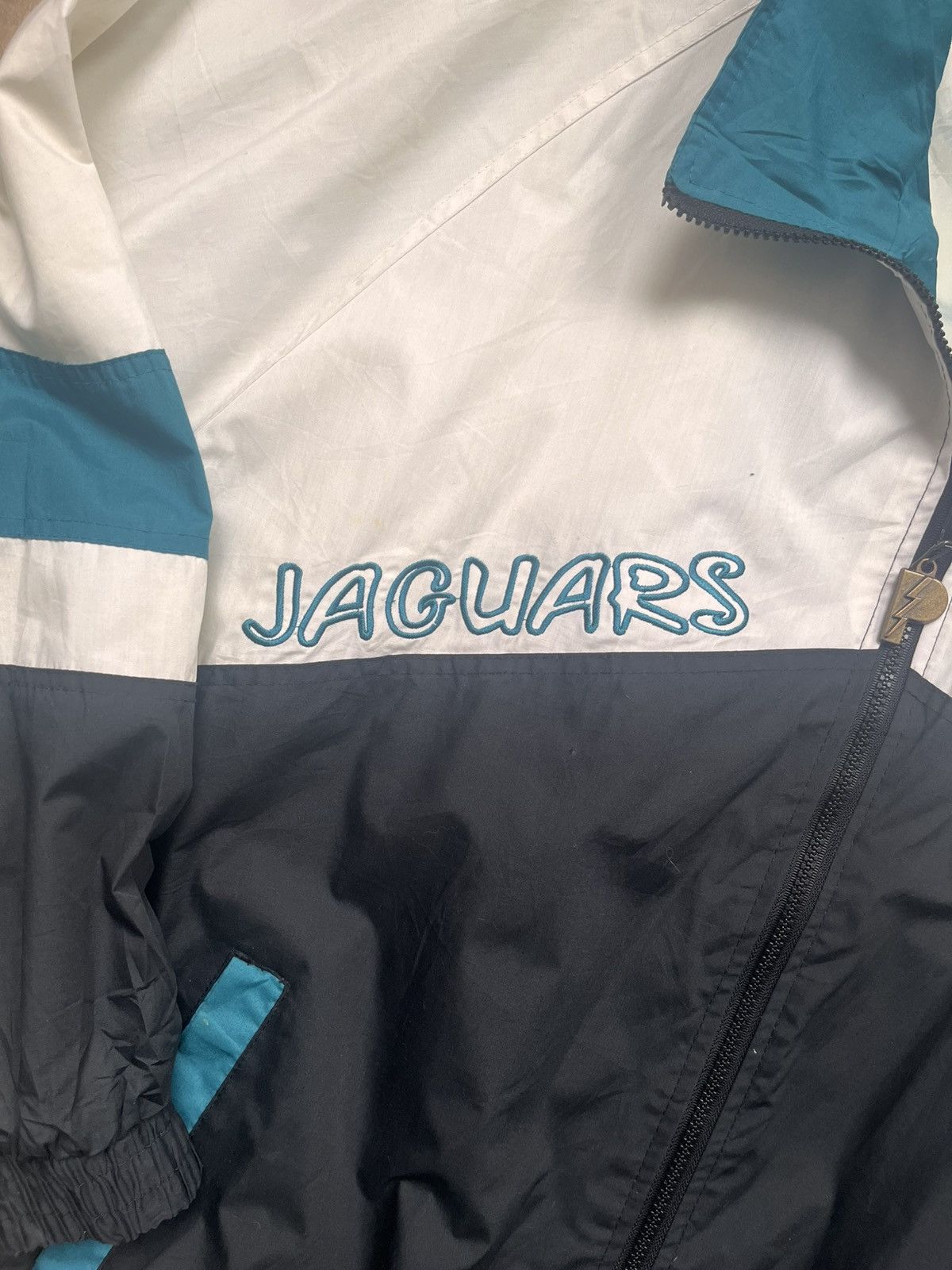 NFL Vtg nfl jacksonville jaguars pro Player full zip xl mens Size US XL / EU 56 / 4 - 6 Thumbnail