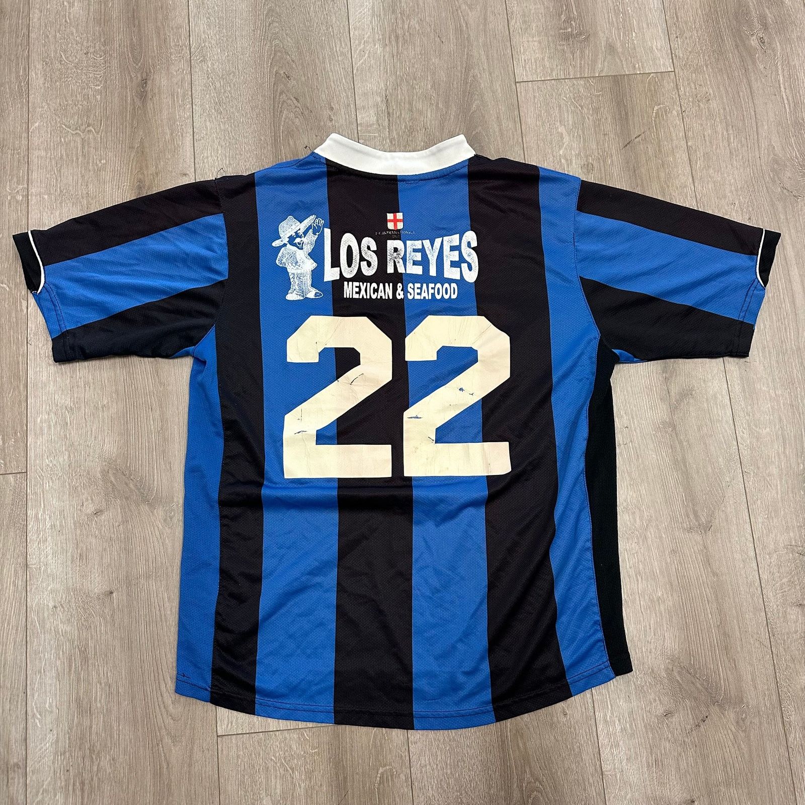 MLB Inter Milan 1997/98 retro home jersey Blue Black Medium M Size US M / EU 48-50 / 2 - 3 Thumbnail