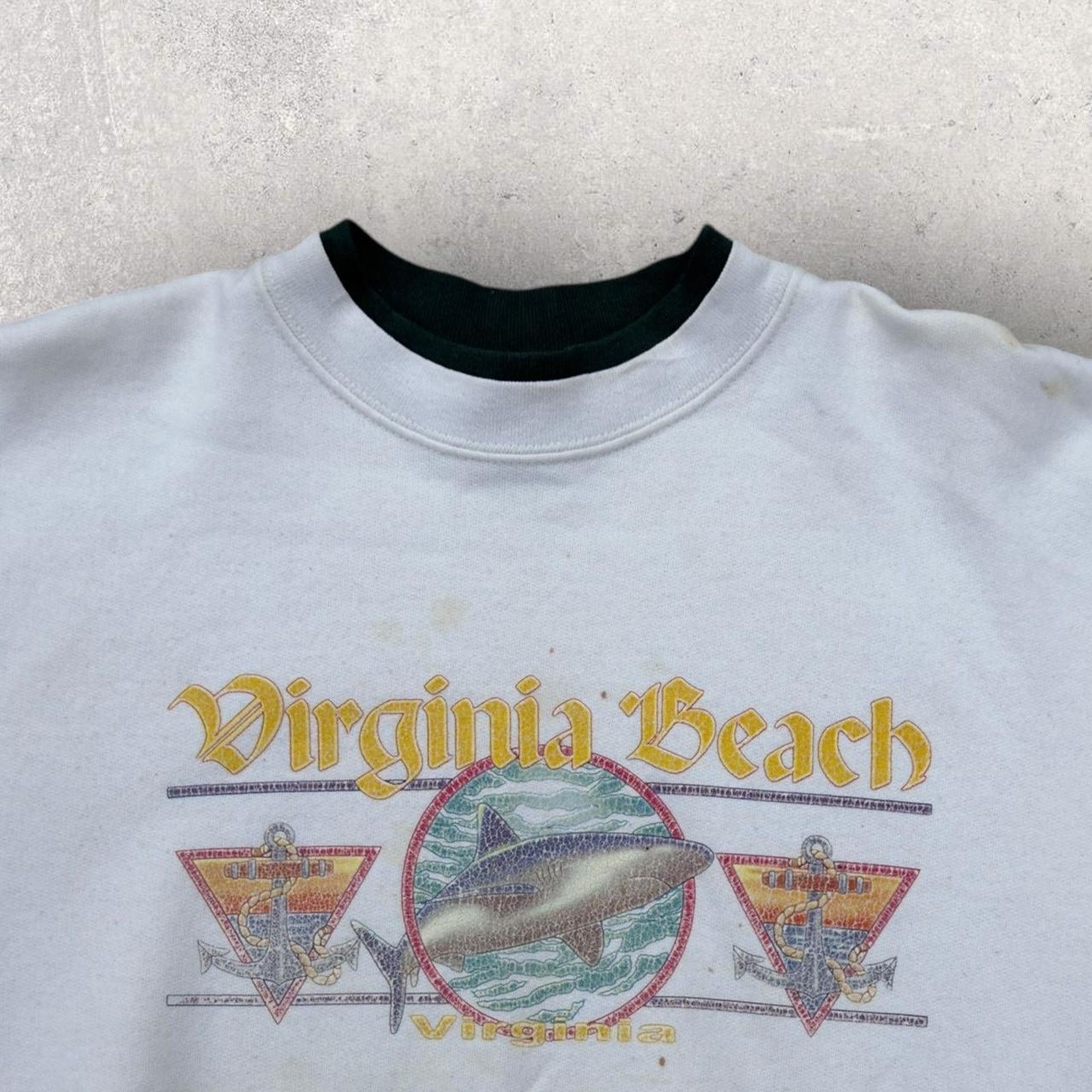 Vintage 90’s Vintage Virginia Beach Crewneck Size M / US 6-8 / IT 42-44 - 1 Thumbnail