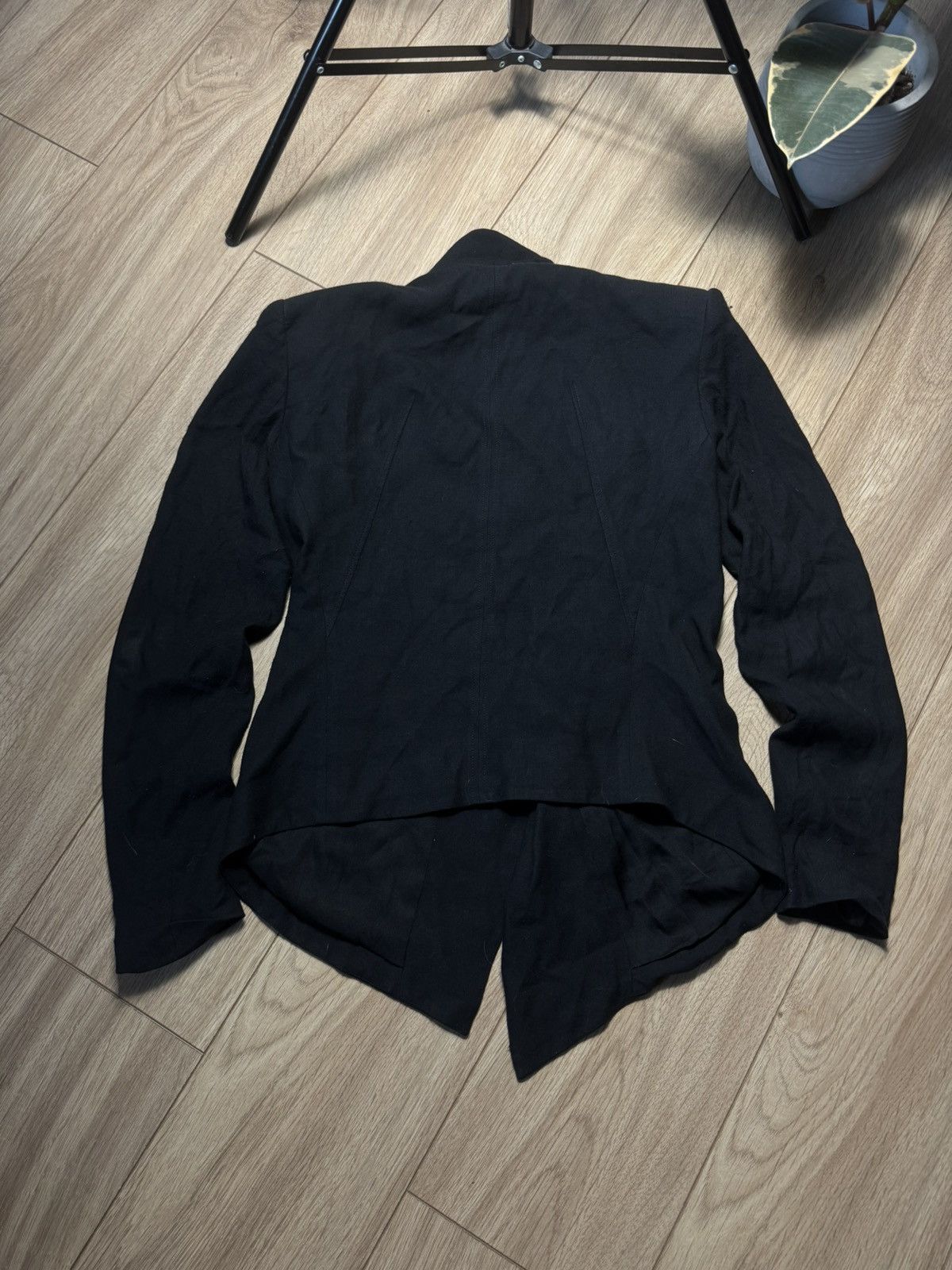 Helmut Lang Vintage Luxery Helmut Lang Desinger Black Night Blazer Size M / US 6-8 / IT 42-44 - 6 Thumbnail