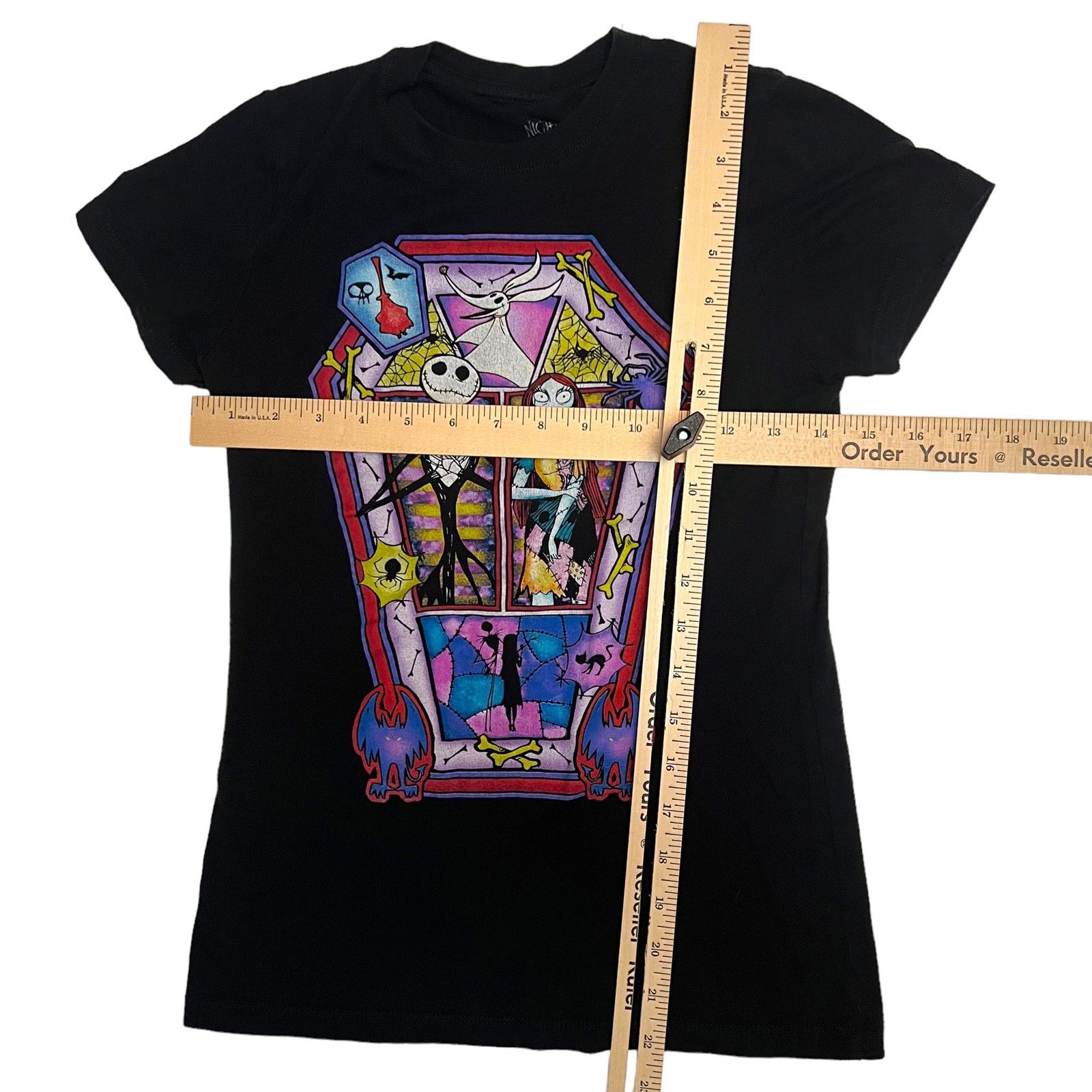 Disney The Nightmare Before Christmas Jack & Sally Coffin T-Shirt Size XS / US 0-2 / IT 36-38 - 5 Thumbnail