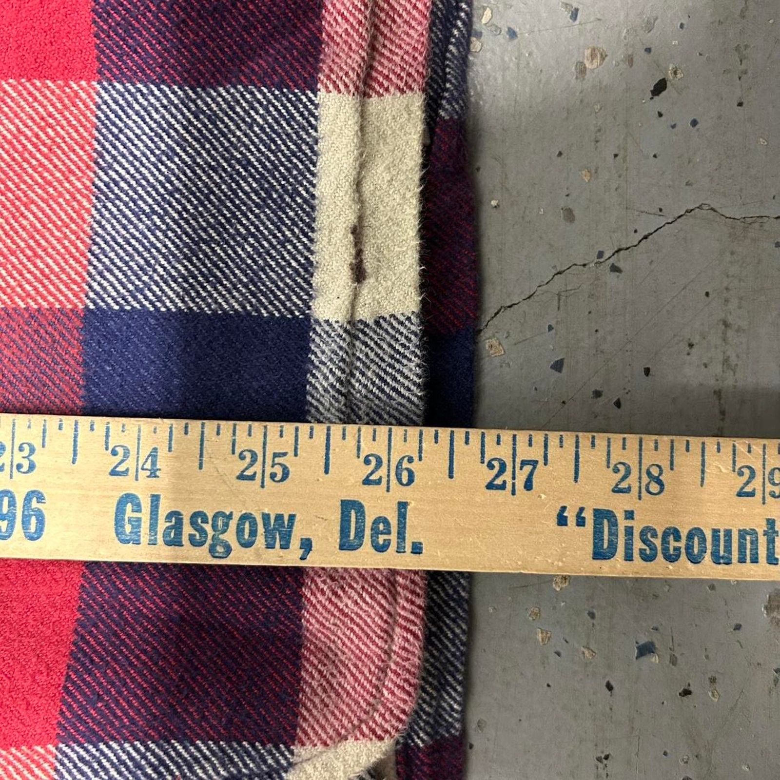 Other VTG Red and navy plaid flannel shirt shacket Size US M / EU 48-50 / 2 - 6 Thumbnail
