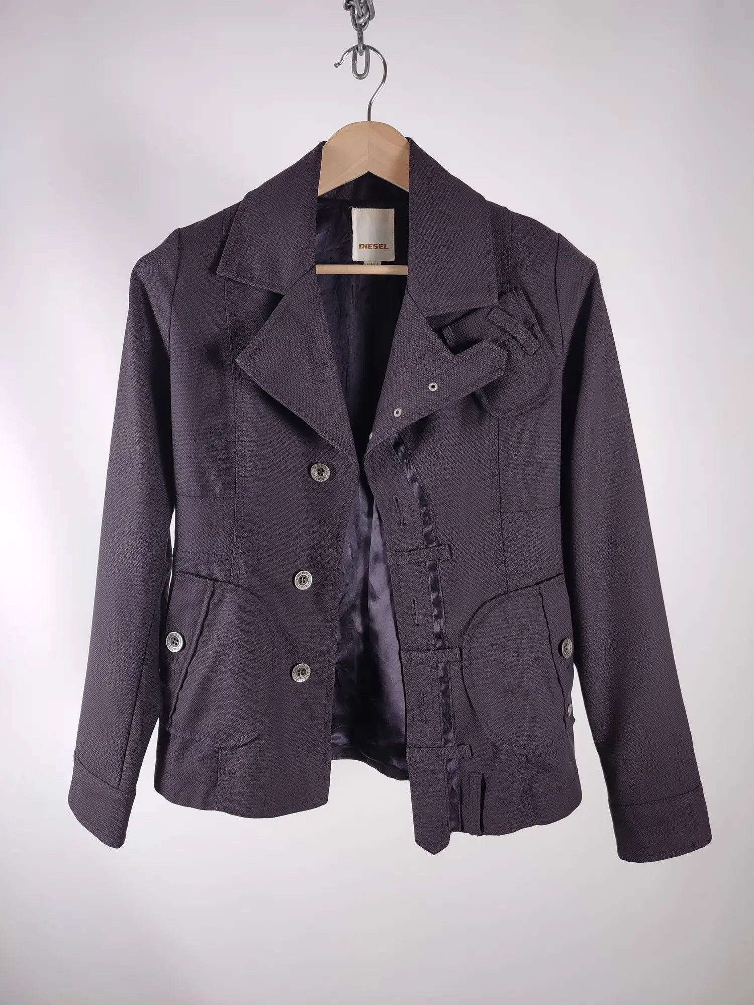 Diesel Diesel Wool Blazer Jacket Size S / US 4 / IT 40 - 1 Thumbnail