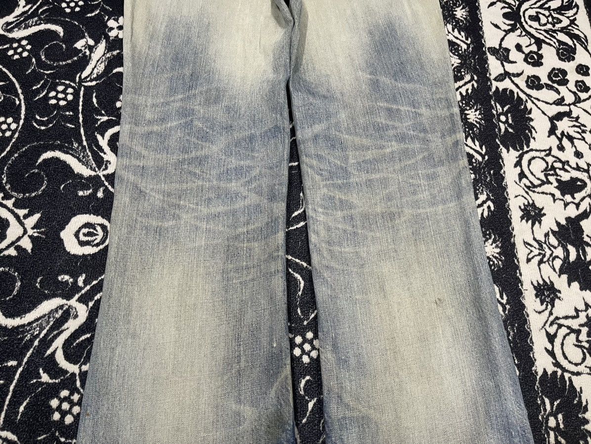 Edwin 90s OG EDWIN 512 RV DISTRESSED JEANS FLARE Size US 30 / EU 46 - 15 Thumbnail