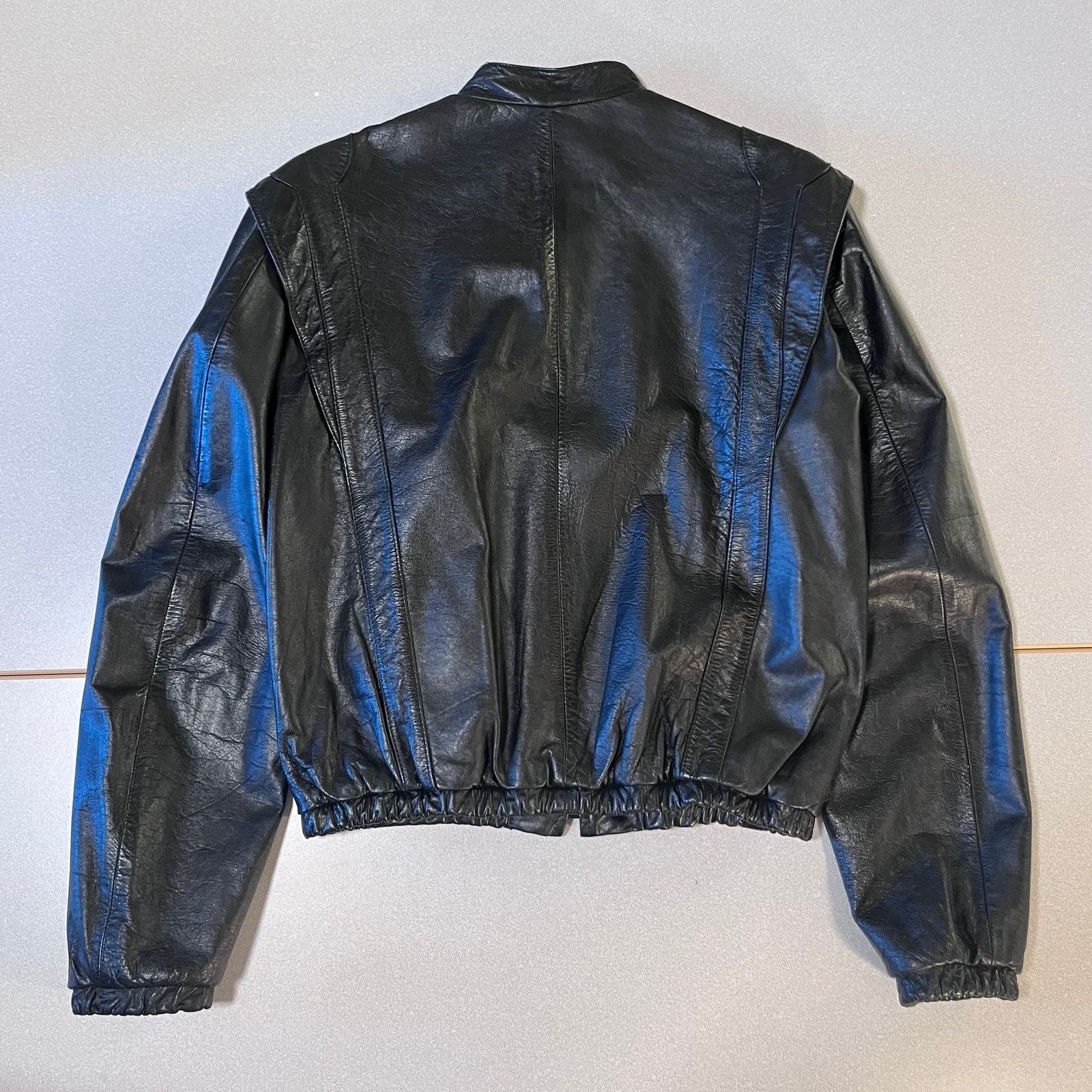 Casablanca Casablanca Leather Jacket Black Zip Front Size 40 Size M / US 6-8 / IT 42-44 - 2 Thumbnail