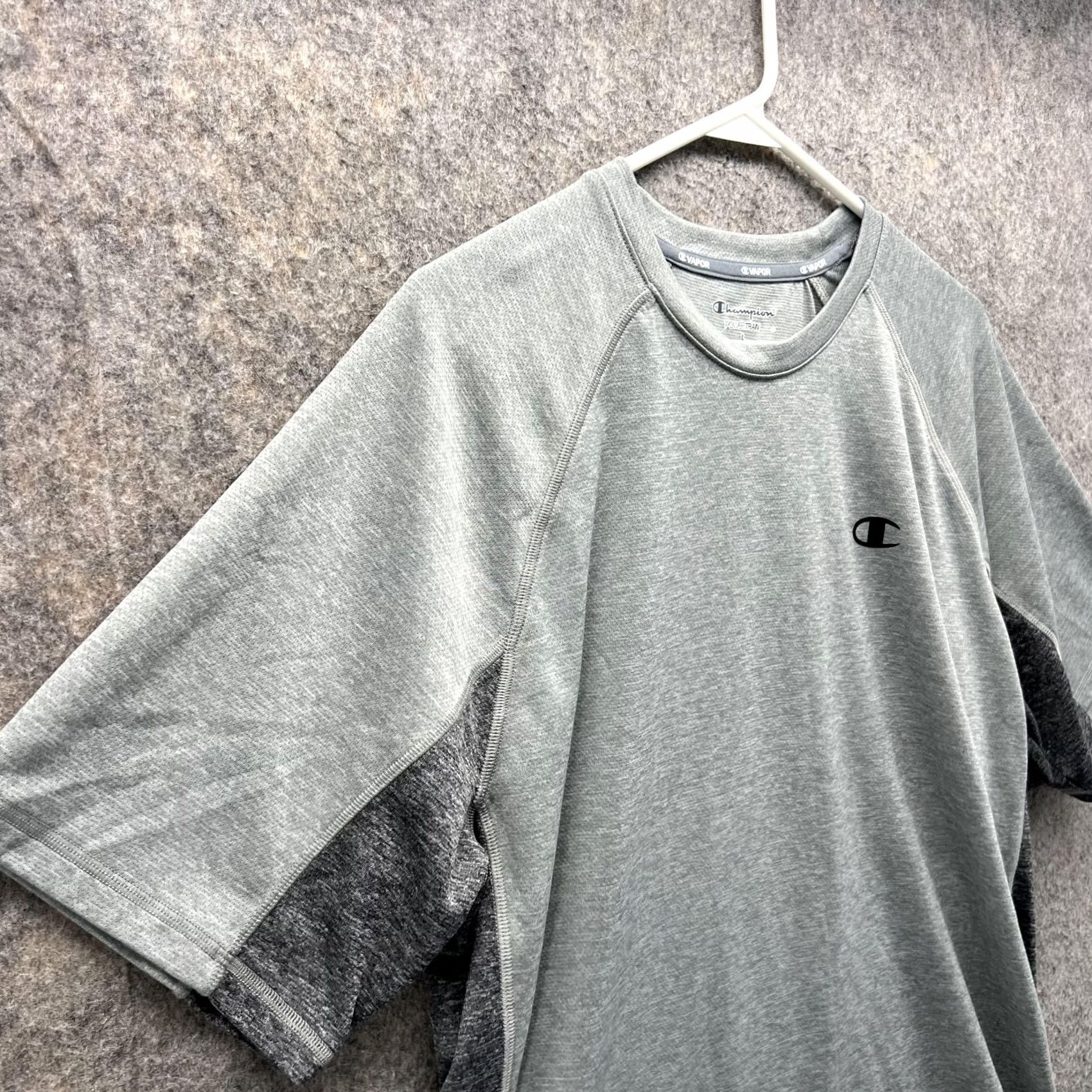 Champion Champion Shirt Men Large Adult Gray Athletic Training Powertrain Vapor Vintage Size US L / EU 52-54 / 3 - 4 Thumbnail