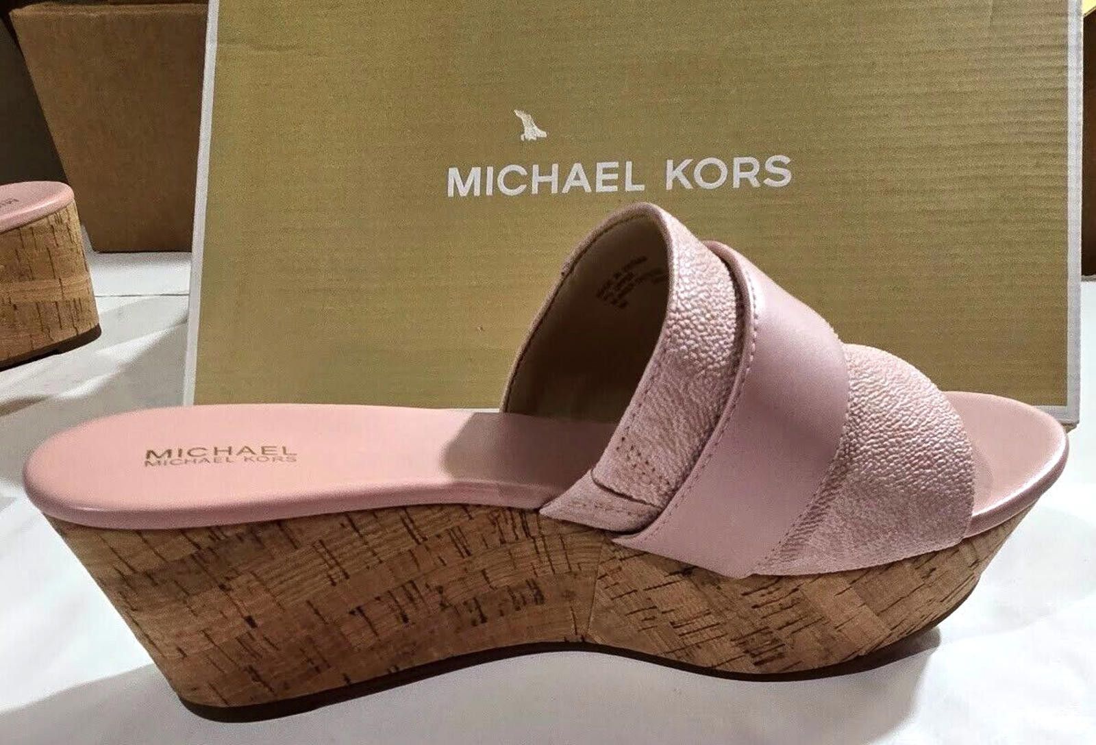 Michael Kors Womens Michael Kors Jilly Platform Slide Smokey 9 M NIB Size US 9 / IT 39 - 6 Thumbnail