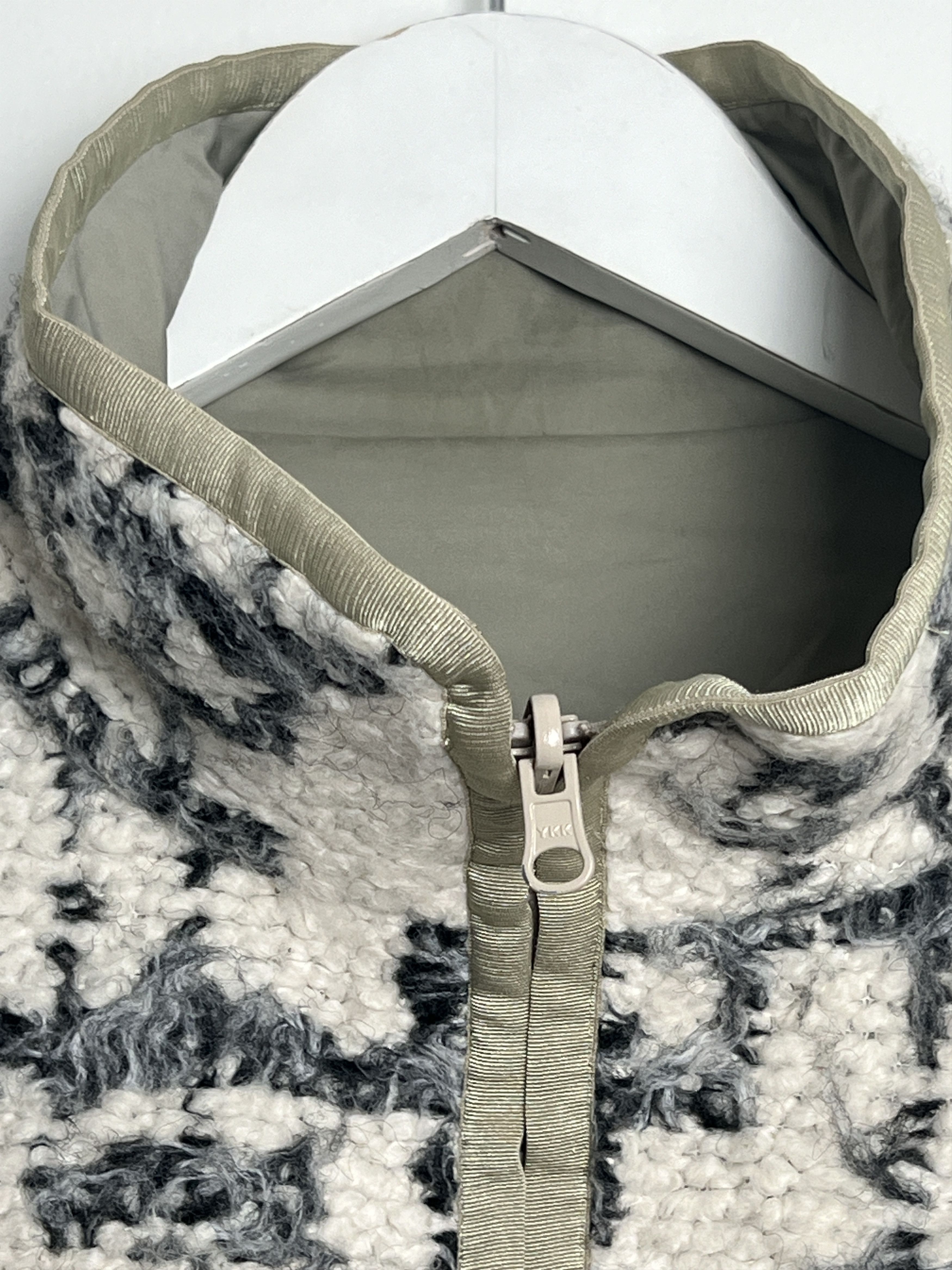 John Elliott Reversible Off-White Polar Fleece Zip-Up Jacket Size US XL / EU 56 / 4 - 6 Thumbnail