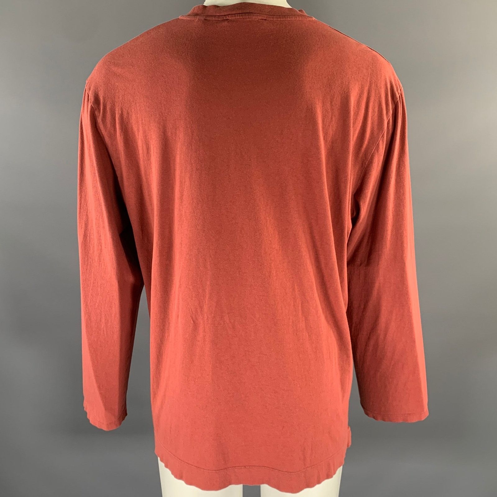 Our Legacy OUR LEGACY Size M Red Brick Cotton Long Sleeve T-shirt Size US M / EU 48-50 / 2 - 3 Thumbnail