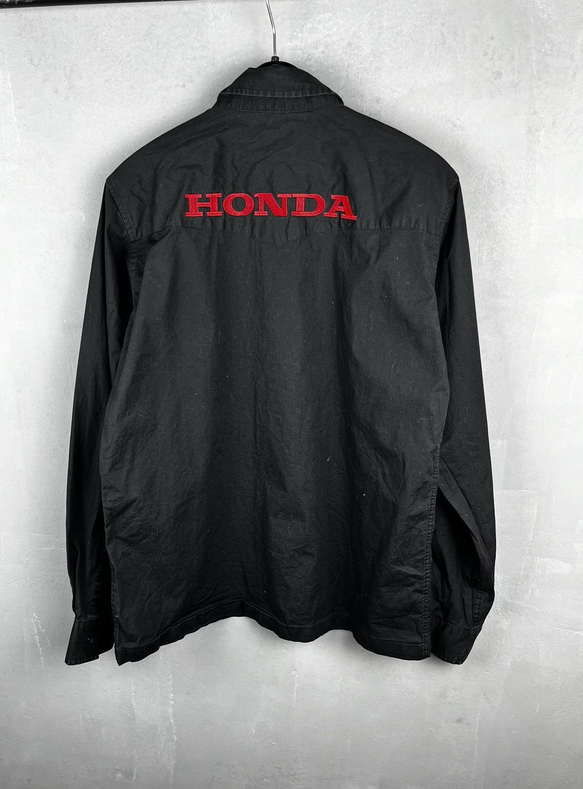 Honda × Vintage Vintage HONDA Racing Short Sleeve Cotton Button Shirt - M Size US M / EU 48-50 / 2 - 1 Thumbnail