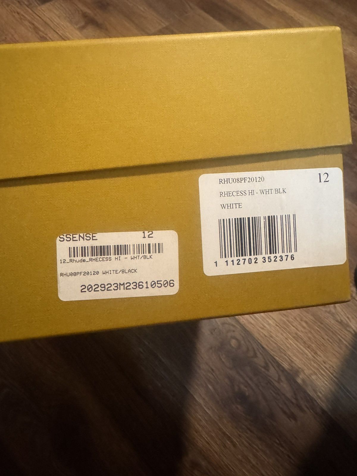 Rhude Rhude Rhecess Hi Black Size US 12 / EU 45 - 7 Thumbnail