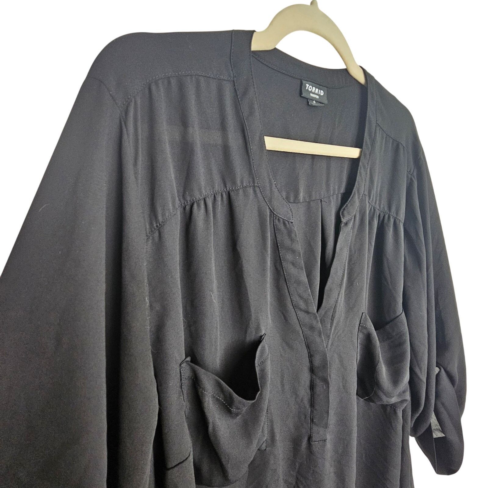 Torrid Torrid Harper Blouse Plus Size 4X Classic Career Corp Work Size 4XL / US 24-26 - 5 Thumbnail