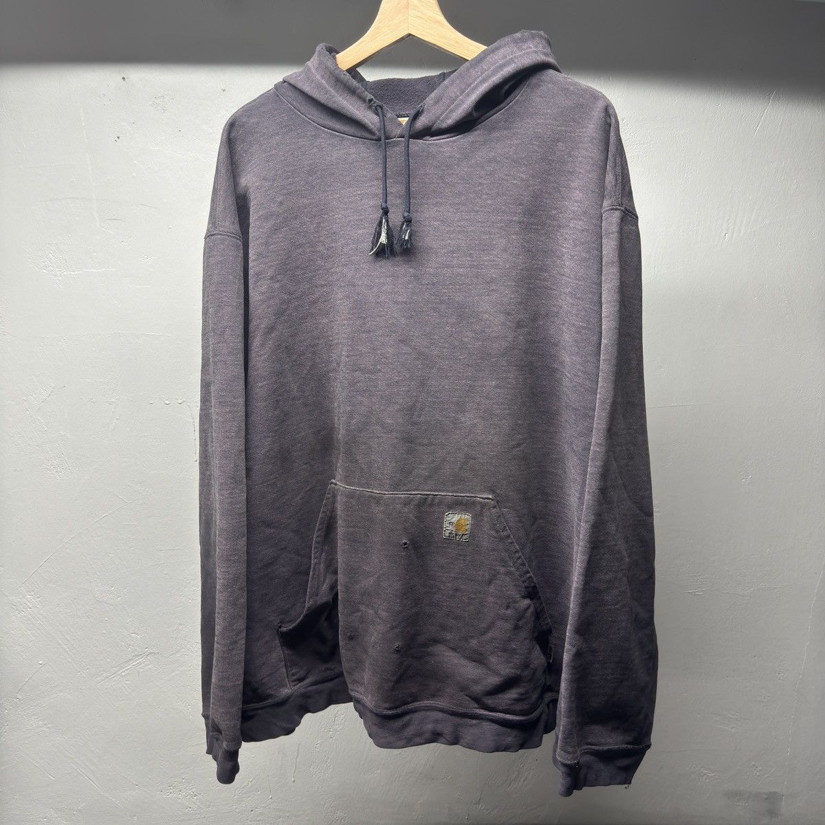 Carhartt Carhartt Thrashed Faded Distressed Hoodie ERD Grunge Chrome Size US XXL / EU 58 / 5 - 1 Thumbnail