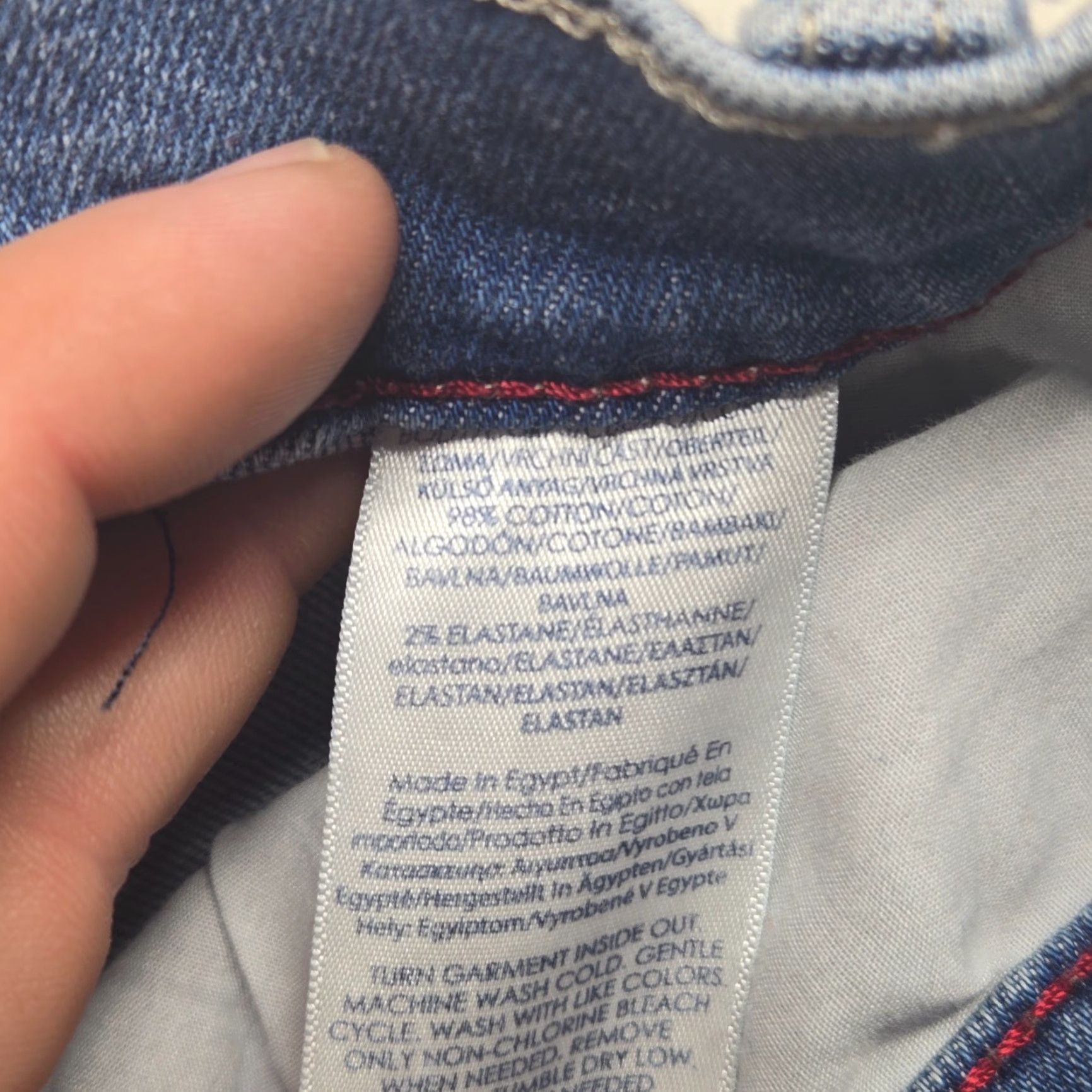 Chaps Chaps Jeans Light Wash Denim Straight Fit Blue Adult Men's Size 38 x 32 Size US 38 / EU 54 - 4 Thumbnail