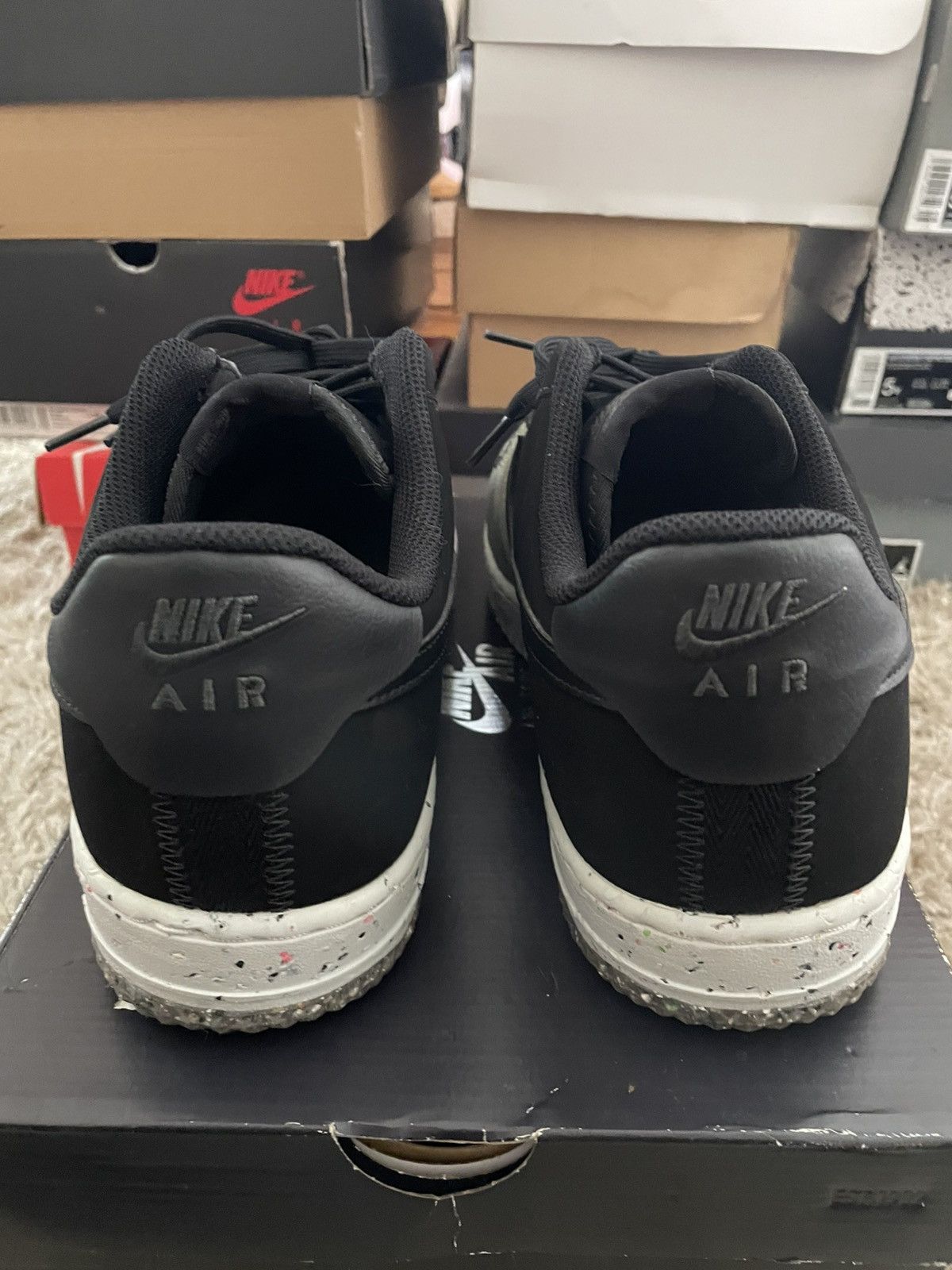 Nike Nike Air Force 1 Black Photon Dust Size US 10 / EU 43 - 6 Thumbnail