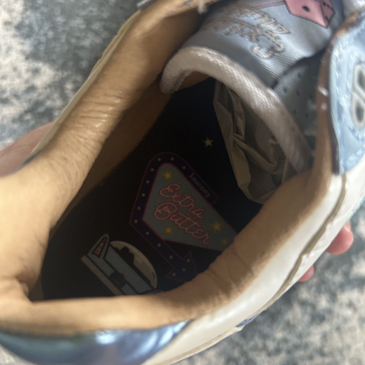 Extra Butter S70337-1 2016 Saucony SHADOW 5000 FOR THE PEOPLE BABY BLUE Size US 8.5 / EU 41-42 - 7 Thumbnail