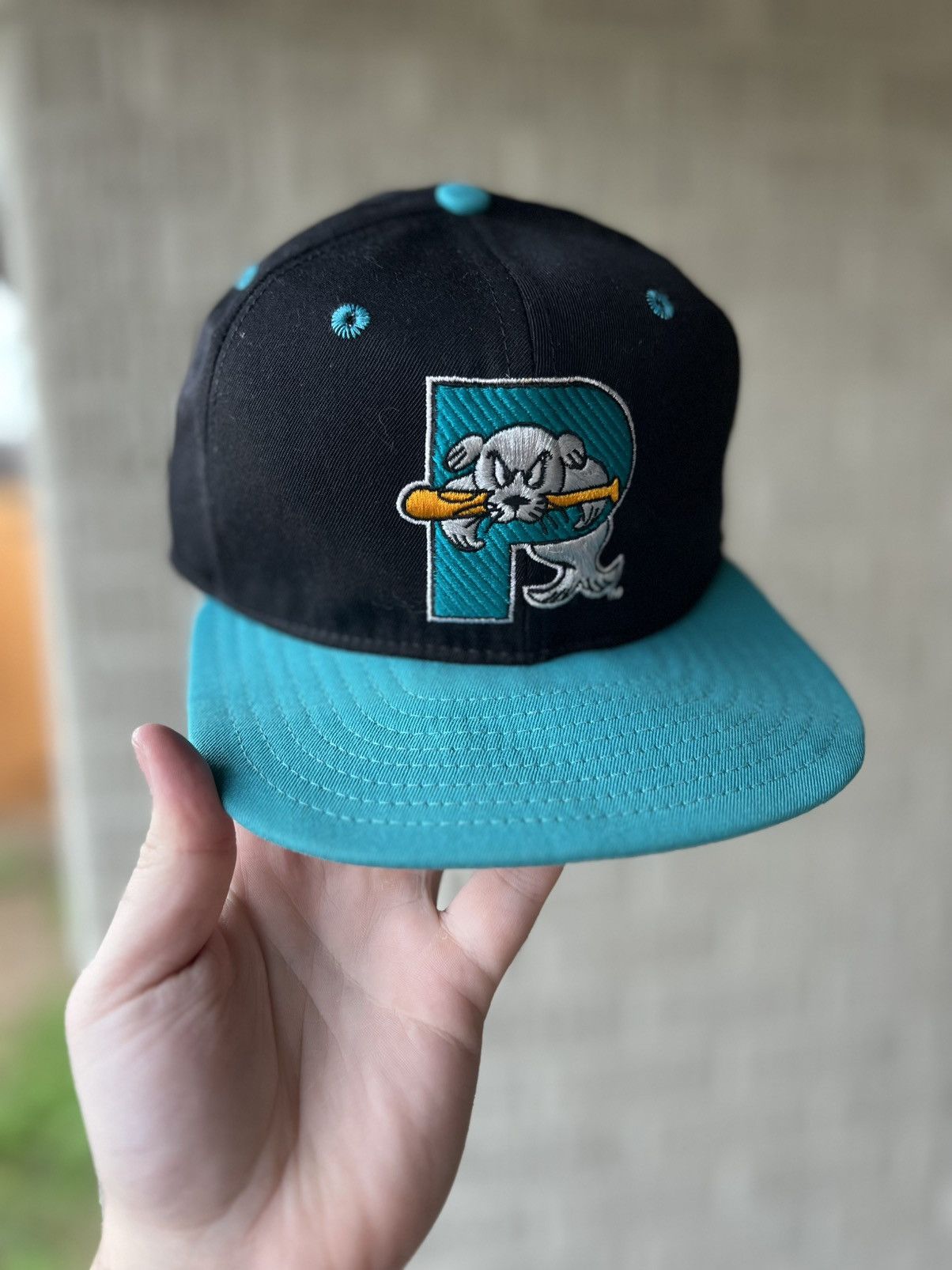 Sports Specialties Vintage 90’s New Era Portland Sea Dogs Wool MLB SnapBack Hat Size ONE SIZE - 1 Thumbnail
