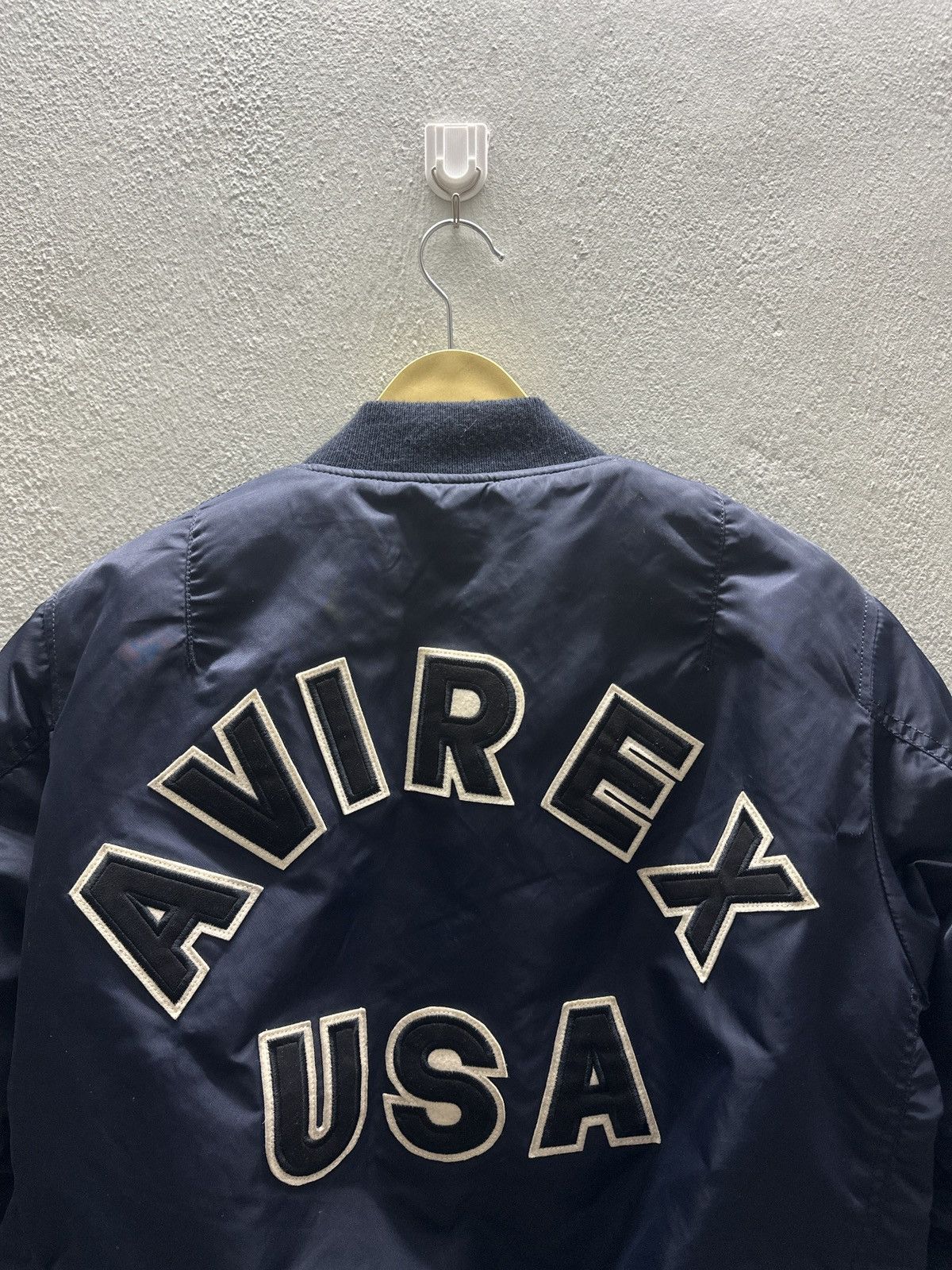 Avirex × Vintage 🔥Best Offer Vintage Avirex Ma-1 Spellout Bomber Jacket Size US L / EU 52-54 / 3 - 3 Thumbnail