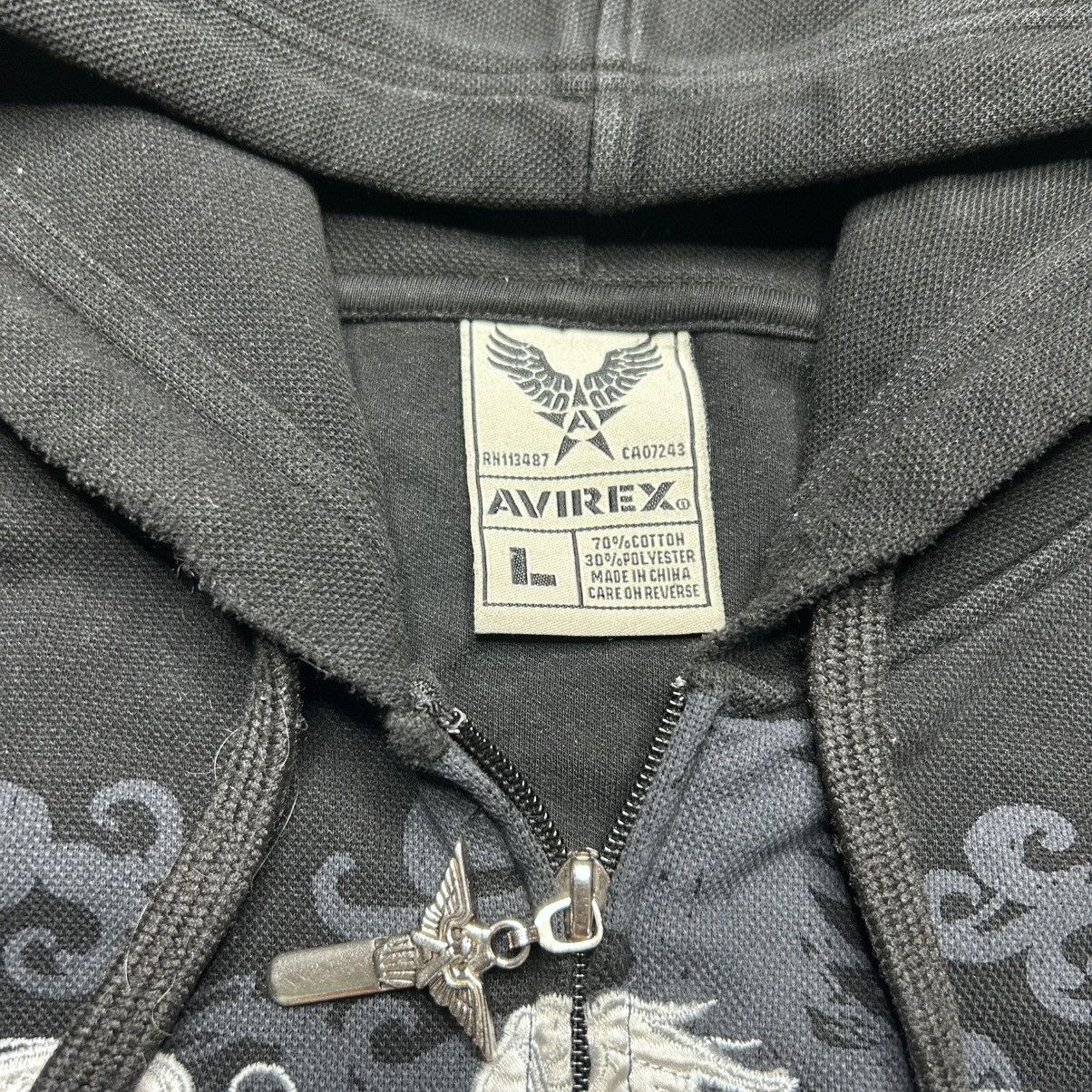 Avirex × Vintage Y2K Avirex sky kings shield baggy hoodie sz large Size US L / EU 52-54 / 3 - 3 Thumbnail
