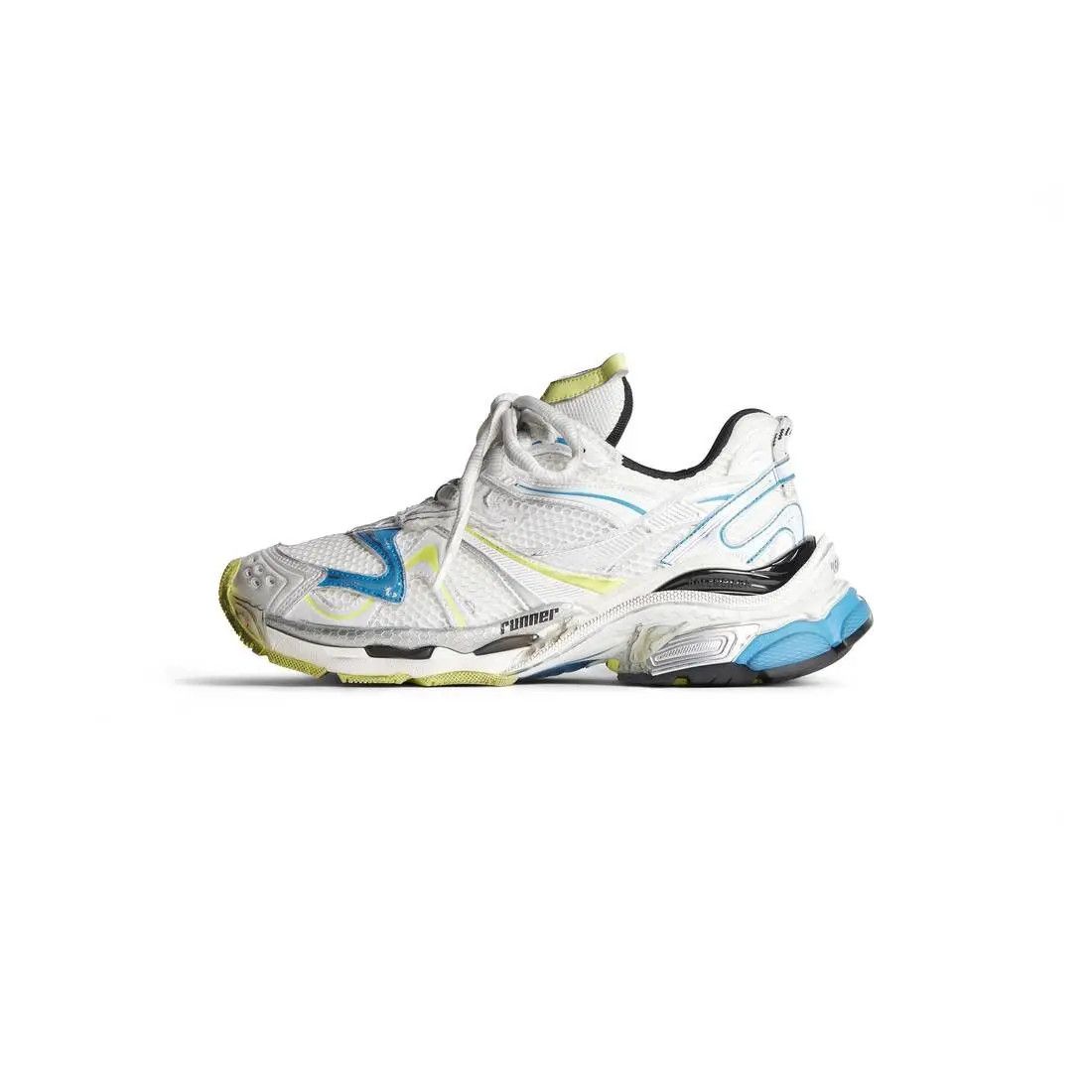 Balenciaga o1bcso1str1225 Runner 2.0 Sneakers in Multicolor Size US 8 / EU 41 - 2 Thumbnail