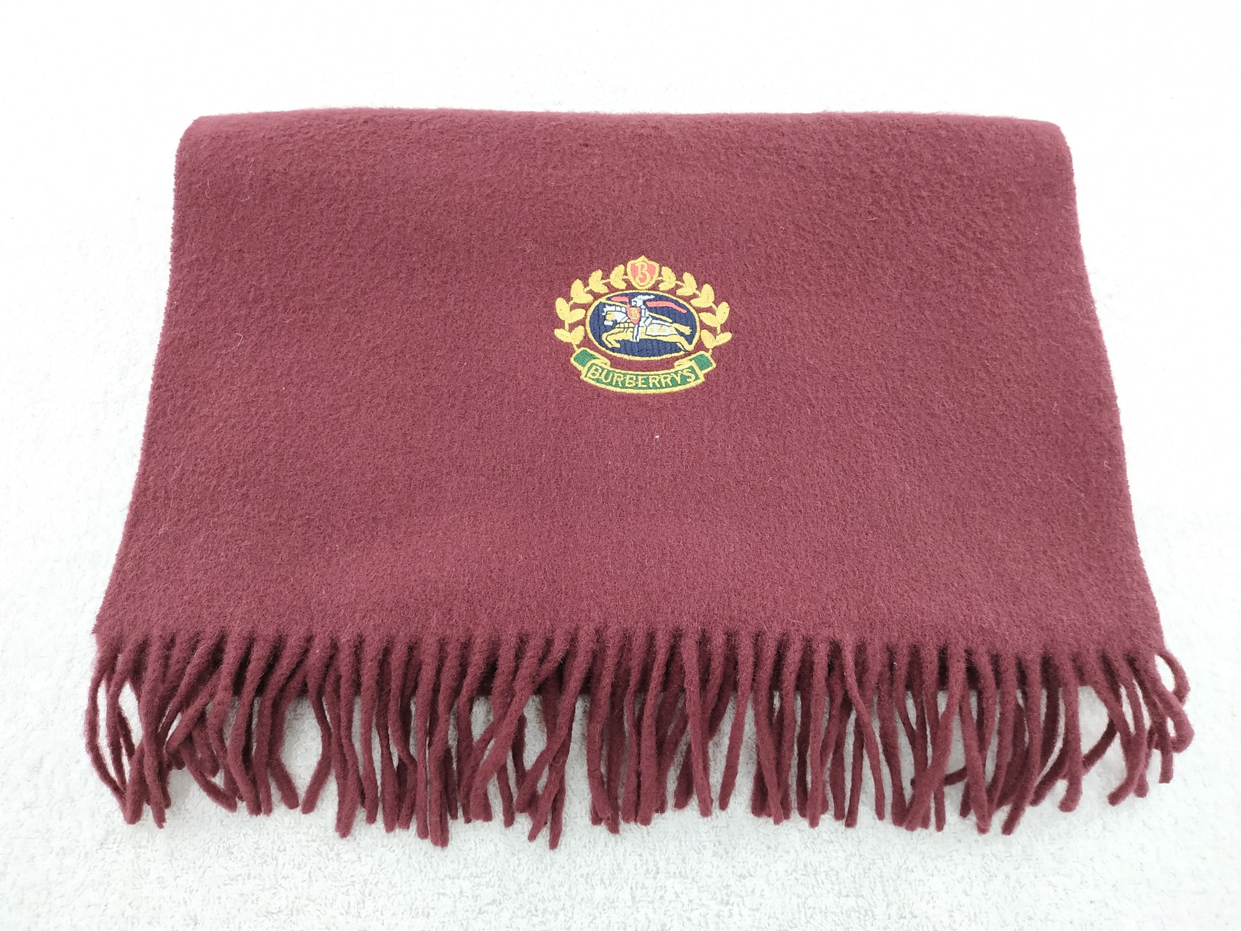 Burberry × Vintage Burberry Scarf / Muffler / Neckwear - WW197 Size ONE SIZE - 3 Thumbnail