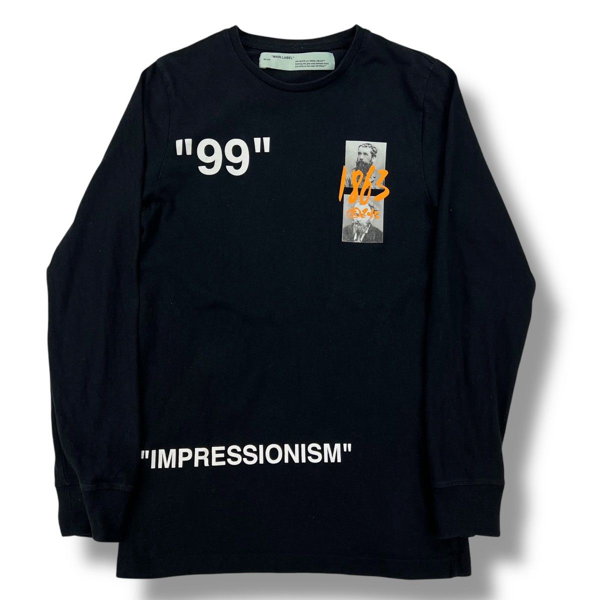 Off-White Off-White Impressionism Boat Long Sleeve T Shirt Size US S / EU 44-46 / 1 - 3 Thumbnail