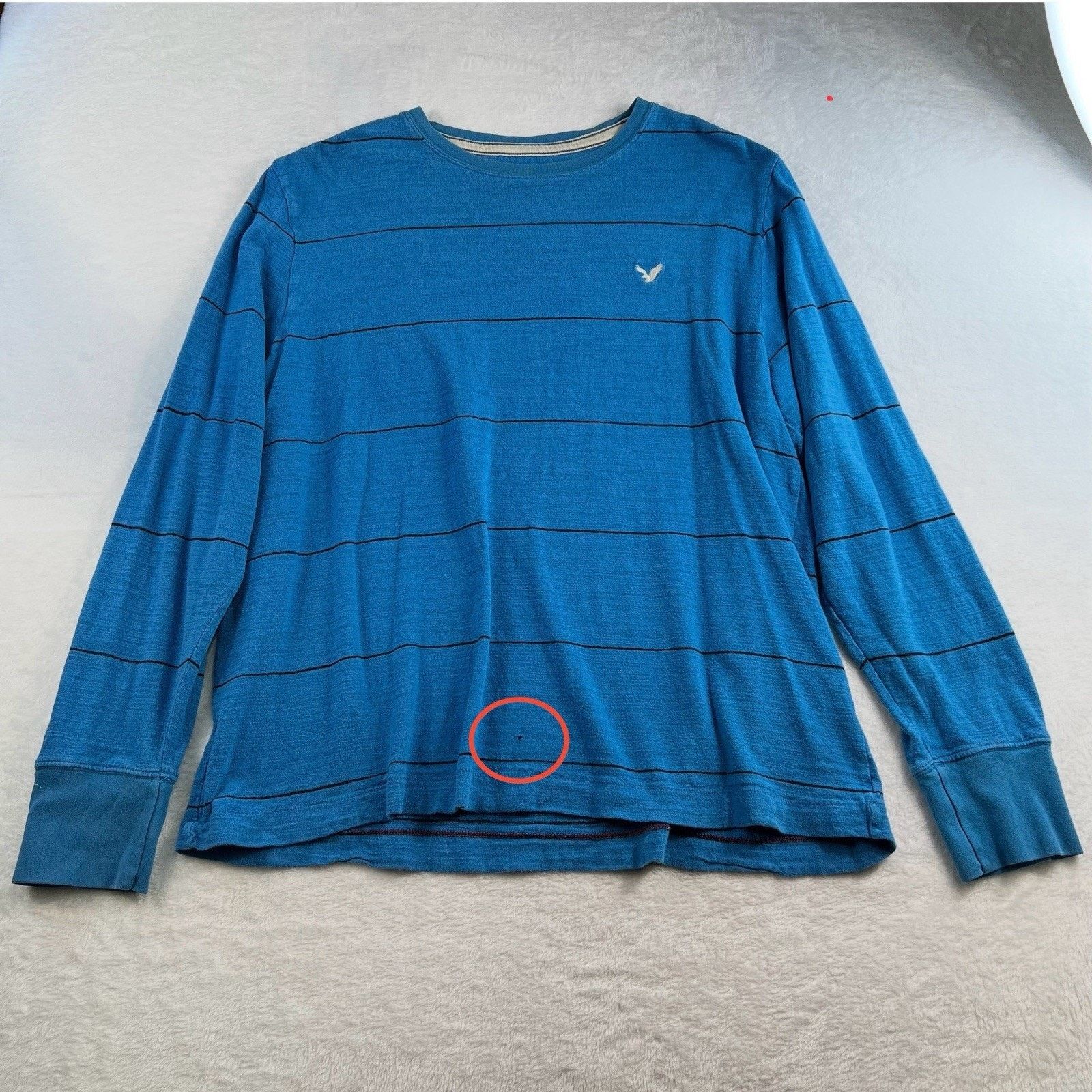 American Eagle Outfitters Y2K American Eagle XXL Vintage Fit Preppy Striped Shirt Mens Size US XXL / EU 58 / 5 - 3 Thumbnail