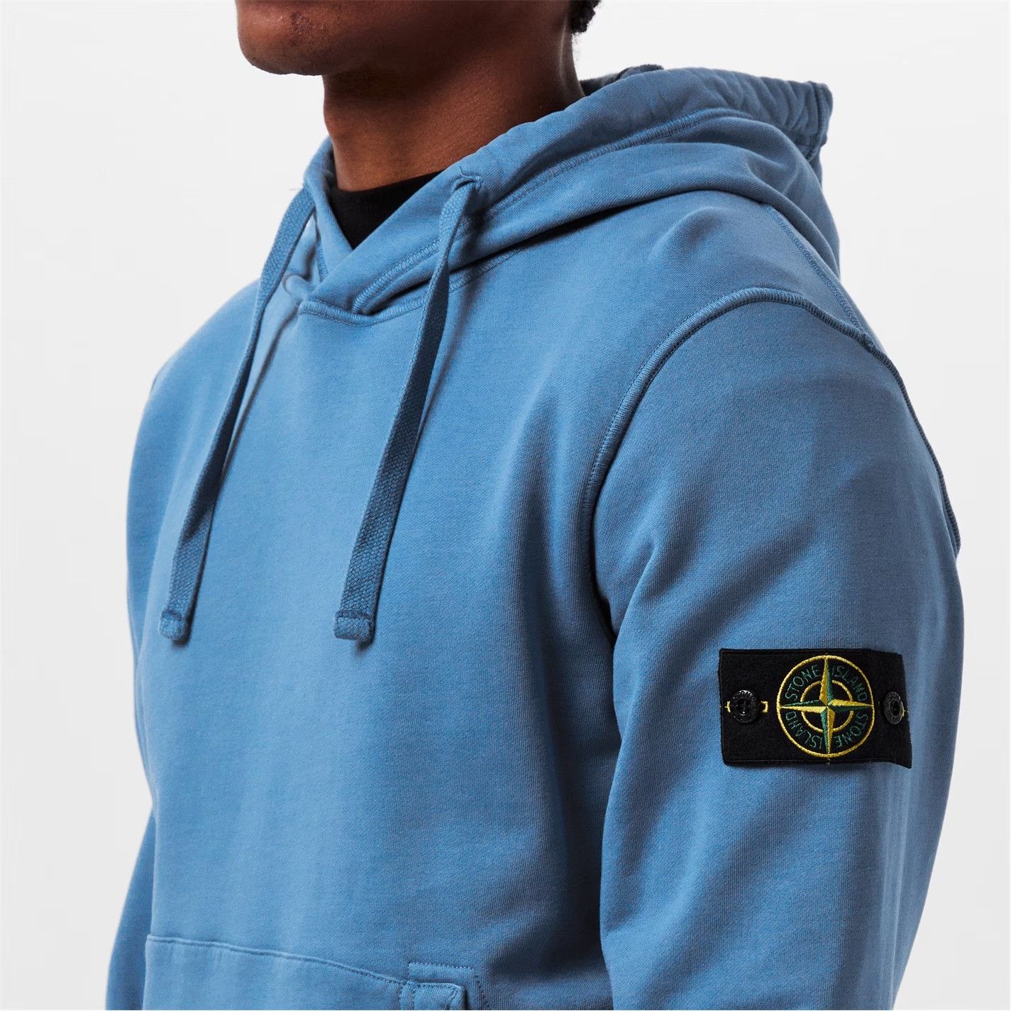 Stone Island o1g2r1mq0526 Heavyweight Fleece Hoodie in Blue Size US S / EU 44-46 / 1 - 5 Thumbnail
